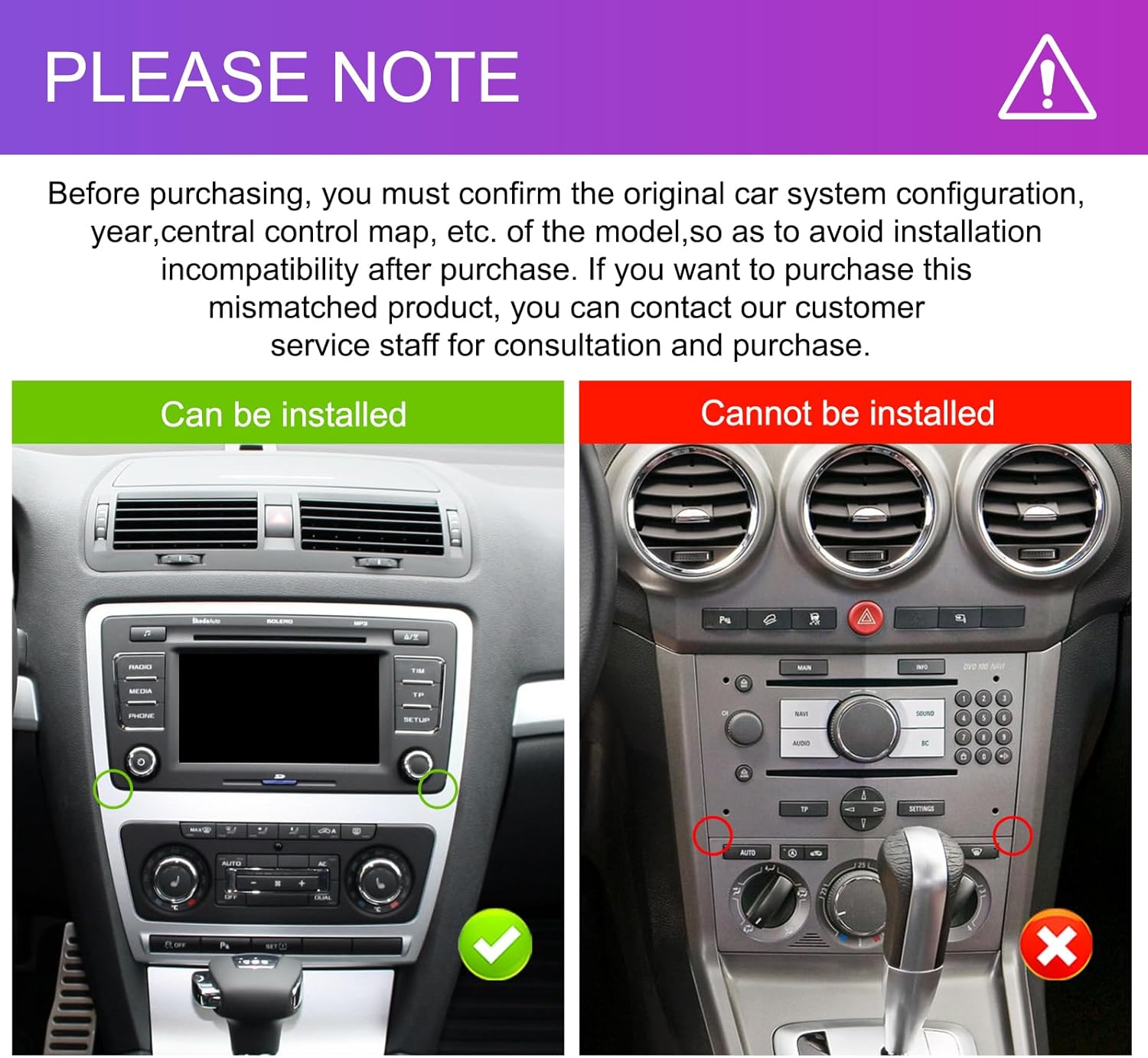 4G+64G Wireless Carplay Android Car Radio for Skoda Octavia 2 MK2 Rapid Yeti Roomster Suparab 8 Inch Radio with Android Auto Navi GPS WiFi Mirror Link Bluetooth FM/RDS/EQ Rear Camera