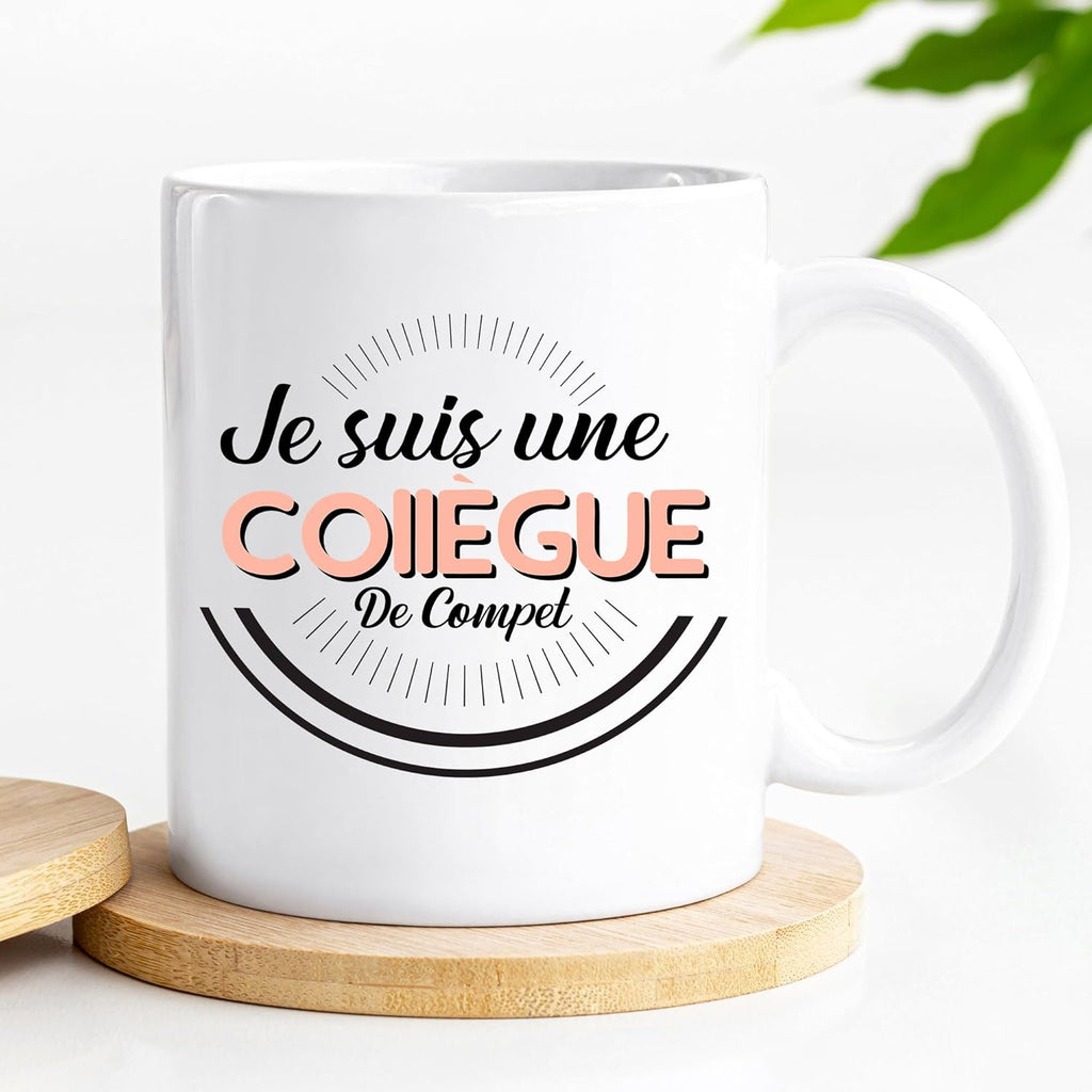 Jungle Mug Presente colega de trabalho | Sou um colega de Compet | caneca presente colega de trabalho | caneca trabalho - começar colega