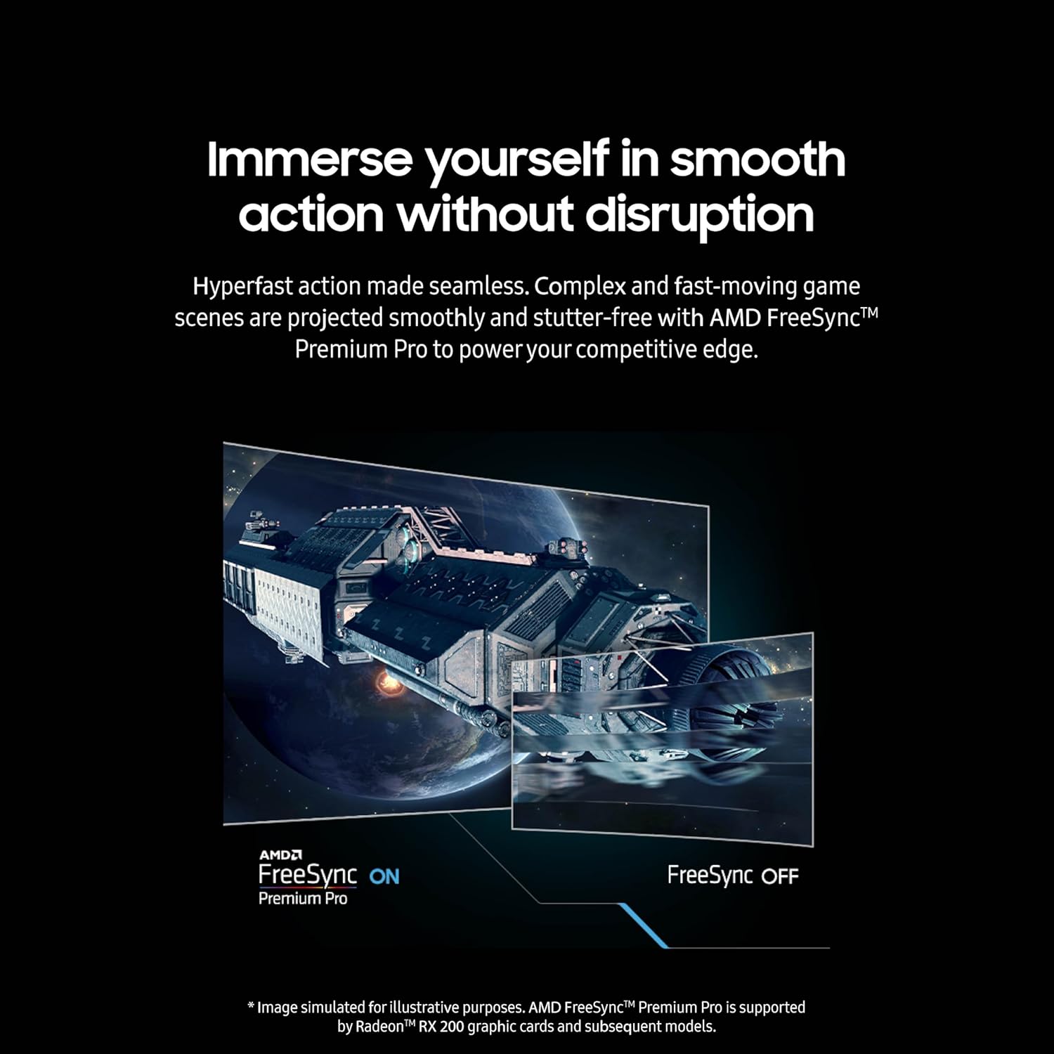 Samsung 49” Odyssey G9 Series DQHD 1000R Curved Gaming Monitor, 1ms(GtG), VESA DisplayHDR 1000, 240Hz, AMD FreeSync Premium Pro, Height Adjustable Stand, Ultrawide Screen, LS49CG954ENXZA, 2024