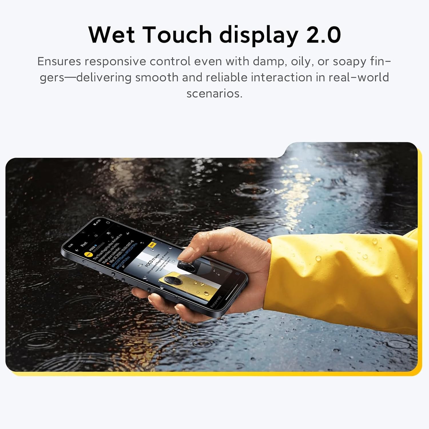 XIAOMI POCO C85 4G Smartphone 8+256GB,Batterie 6000mAh,6.9" 120hz écran immersif,MediaTek G81 Ultra,50MP AI Double Caméra, IP64,Noir