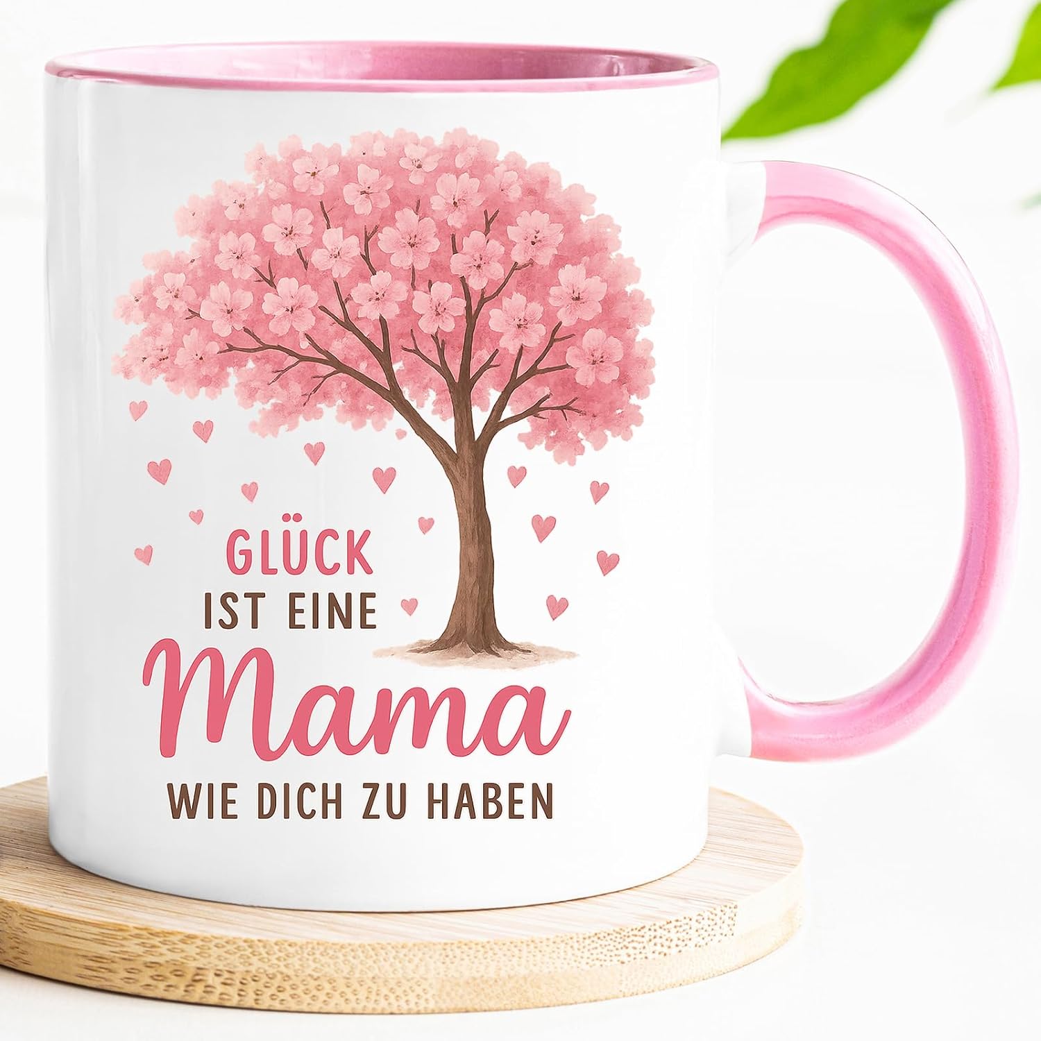 Jungle Mug Caneca com texto em alemão Glück ist eine Mama Wie Dich zu haben | Liebe Spruchtasse für Mutter | Mutter geschenk | Geschenke für Mama | Muttertagsgeschenke