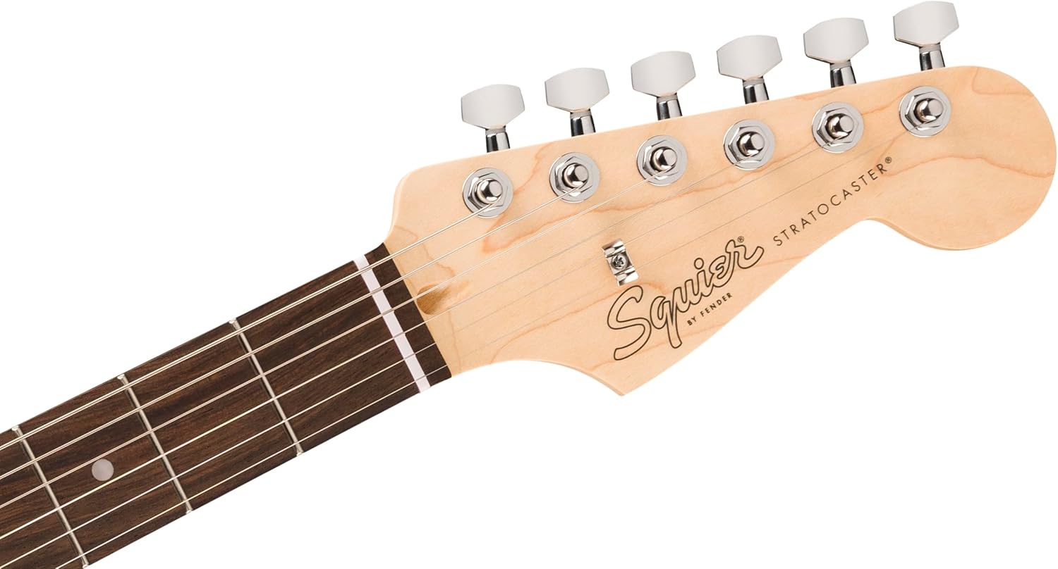 Fender Squier Debut Series Stratocaster Guitarra Eléctrica, Guitarra para Principiantes, con 2 Años de Garantía, Rojo Dakota