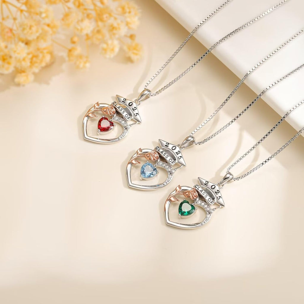 Iefil 2025 Graduation Gifts for Her - Graduation Necklace 2025, 2025 Ideal Gifts for Women Daughter Girlfriend Sisters Her