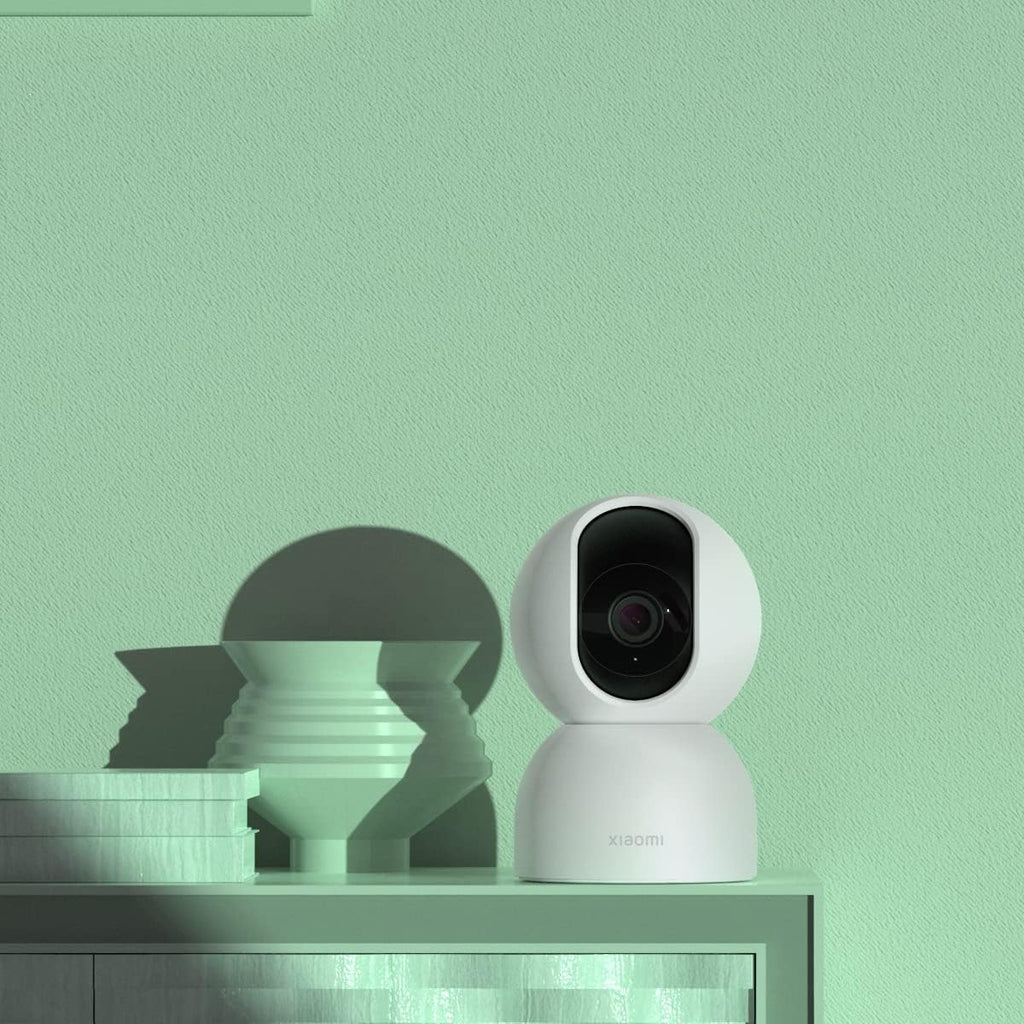 XIAOMI Smart Camera C400 - Cámara de vigilancia con resolución 2K (2560 x 1440 megapíxeles), 360grados, Apertura F1.4, visión Nocturna, detección de Movimiento, Blanco,1 Unidad