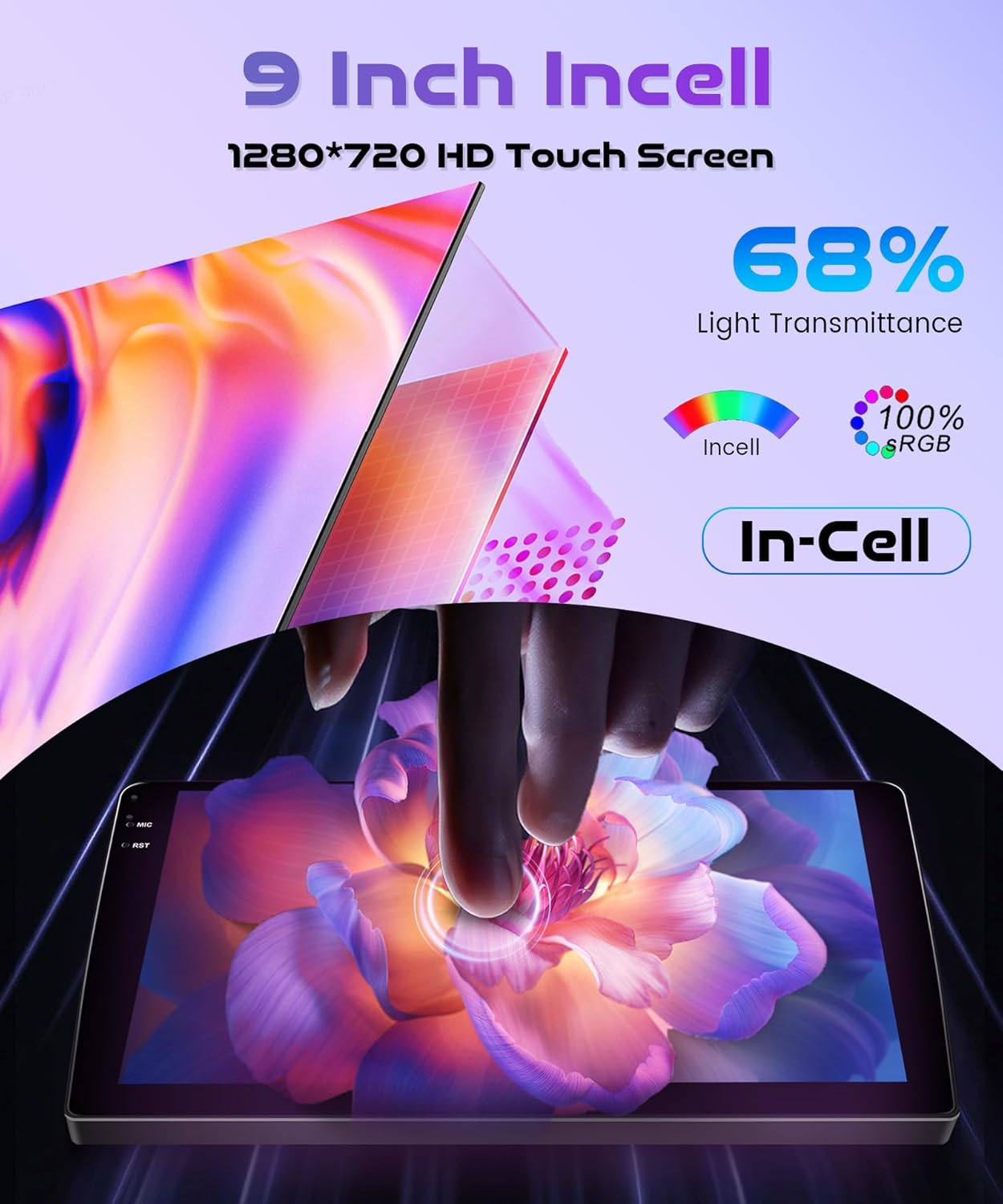 4G+128G Wireless Carplay Android Car Radio for Seat Ibiza 6J IV 2009-2014 9 Inch Incell Screen Car Radio with Android Auto GPS Navi WiFi Mirror Link Bluetooth FM/RDS EQ/SWC Rear Camera