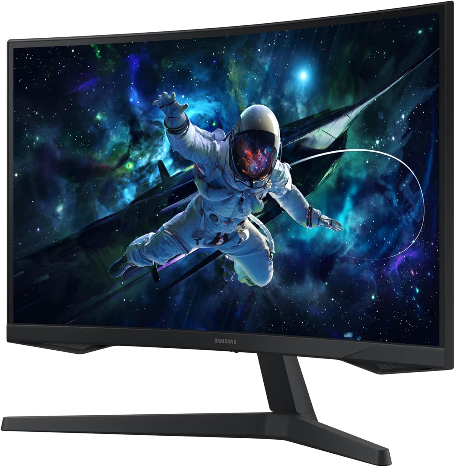 Samsung 27-Inch Odyssey G55C Series QHD 1000R Curved Gaming Monitor, 1ms(MPRT), HDR10, 165Hz, AMD Radeon FreeSync, Eye Care, LS27CG552ENXZA