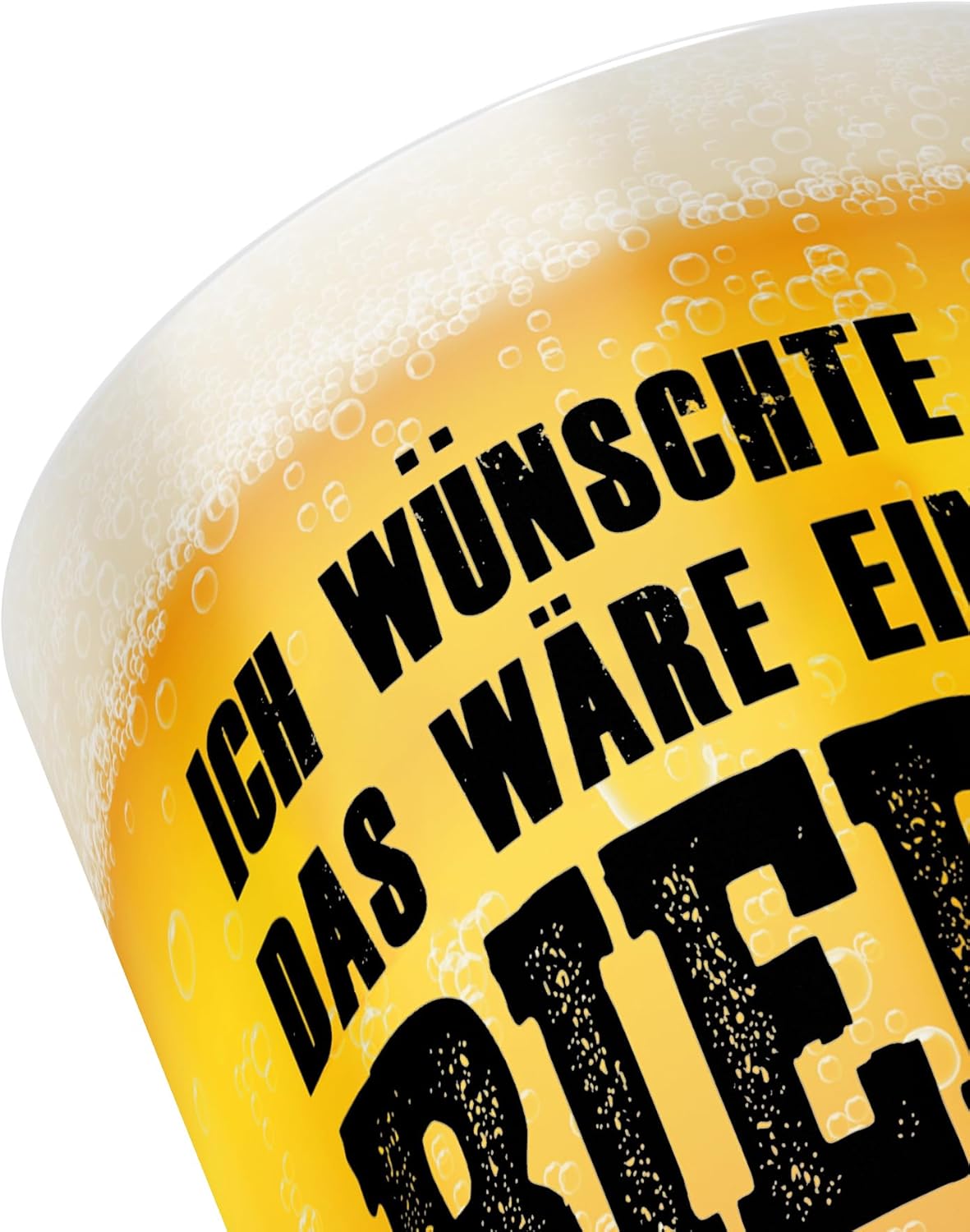 Jungle Mug Caneca com texto em alemão Ich wünschte das wäre das wäre das würer ein Bier - Vatertagsgeschenke für Papa, Herrengeschenk, Biergeschenke für Männer, Vatertag, Freunde und Kollegen