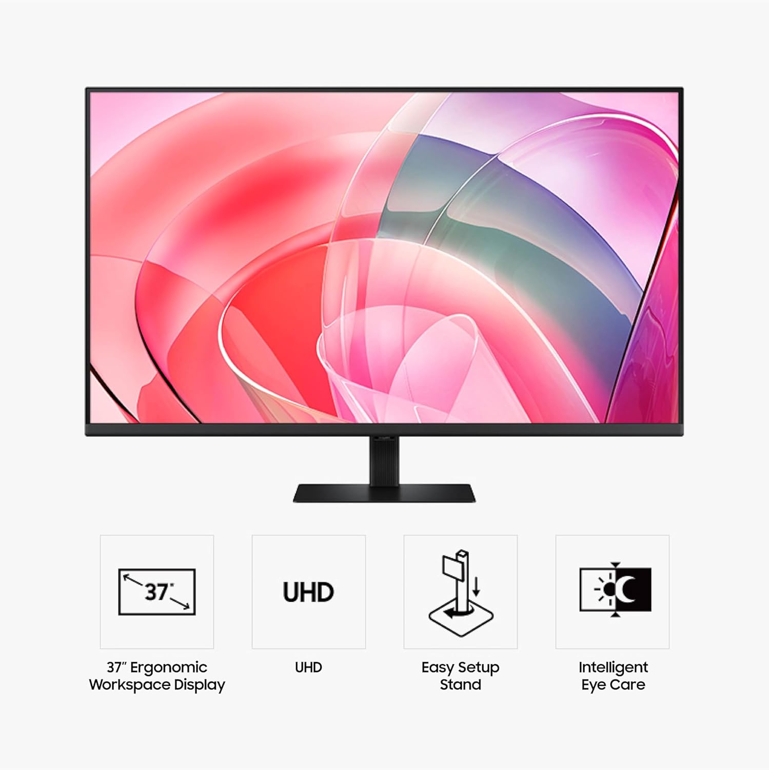 Samsung 37" ViewFinity S7 (S70D) 4K UHD HDR10 High Resolution Monitor, DP Port, TUV-Certified, 2025, LS37D700EANXZA