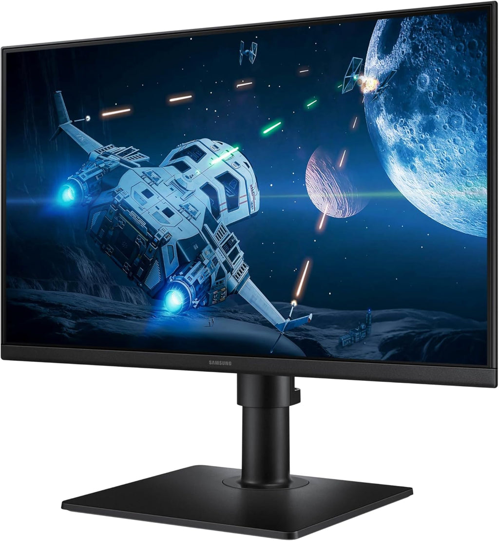 Samsung 22” (S40GD) Borderless Business Monitor with IPS Panel, 100Hz Refresh Rate, Eye Saver Mode, Ergonomic Design, Game Picture Mode, LS22D402GANXGO