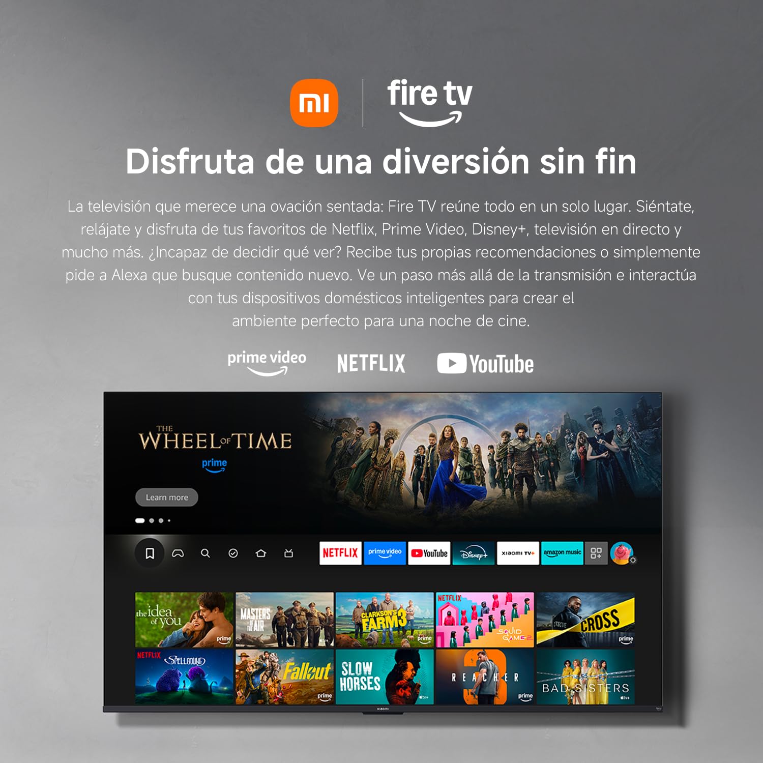 XIAOMI TV F 32, 32 polegadas (81 cm), HD, Smart TV, Fire OS7, controlo de voz Alexa, áudio Dolby, DTS Virtual: X, DTS-HD, compatível com Apple AirPlay, 2025