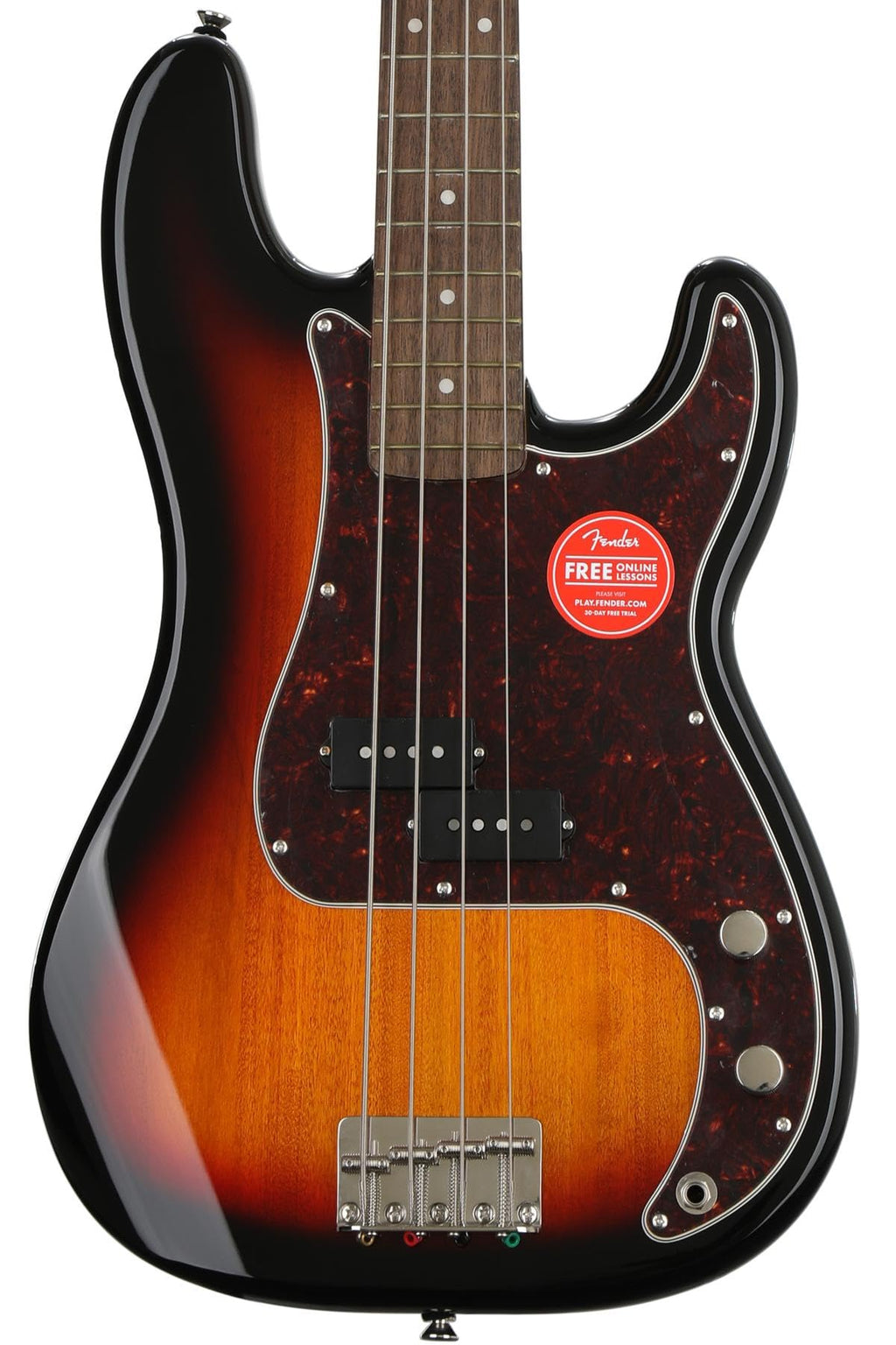 Squier by Fender Classic Vibe '60s Jazz Bass, 3 cores Sunburst