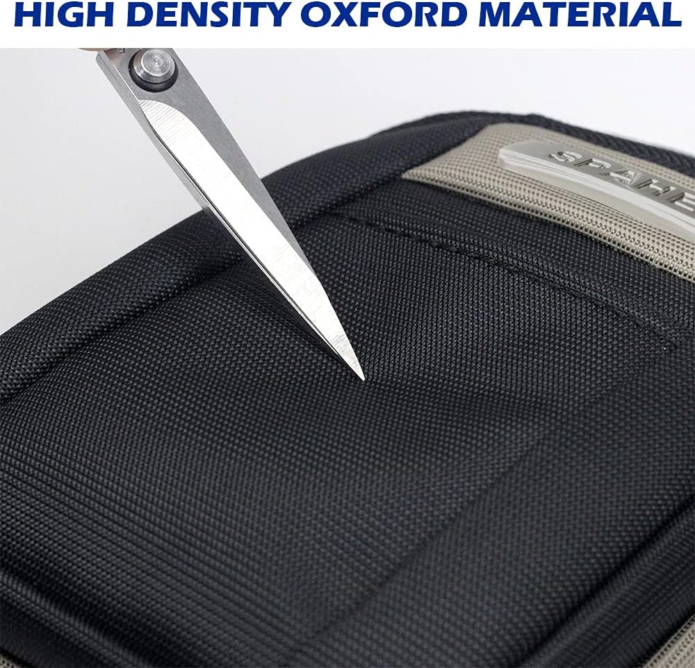 SPAHER Pequeno bolsa de cintura cinto homem mala de tiracolo homem pequenas bolsas de ombro homem desporto bolso homem pequeno cintura móvel bolsa de cintura presente para homem, Preto