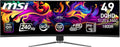 MSI MPG 491CQPX QD-OLED Monitor curvo de jogos de 49" DQHD, 1800R, 5120 x 1440 Quantum Dot OLED painel, 240 Hz/0,03 ms, 99% DCI-P43, ecrã HDR True Black 00, KV. M/Preto