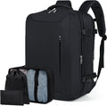 Mochila Viaje Cabina Avion 45x36x20, Mochila de Viaje para Easyjet con 3 Organizadores Equipaje de Mano con Bolsillo Antirrobo