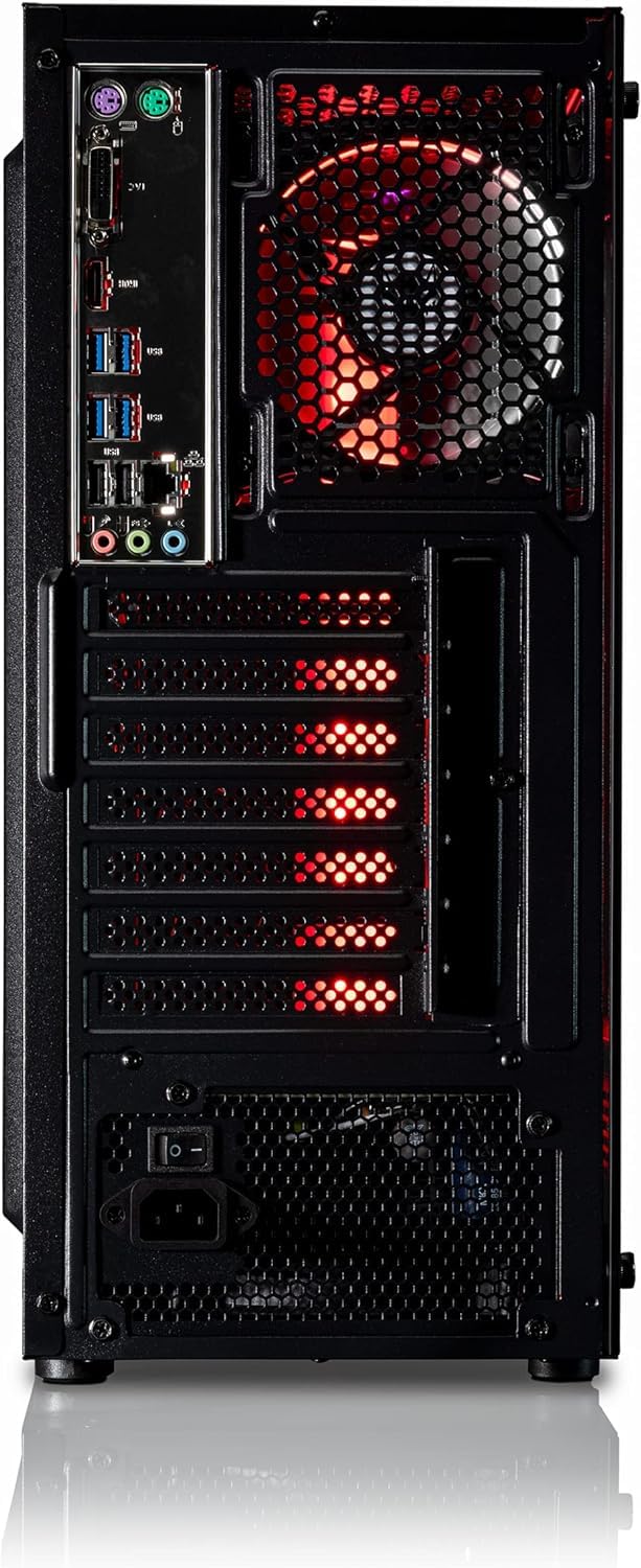 BEASTCOM® Q3 Essential Gaming, PC para jogos de 8 fios, AMD Ryzen 3 4X 4,00 GHz, gráficos 4K Vega 6 Core, 16 GB de RAM, SSD de 1 TB, HDMI, WiFi, Windows 11 Pro