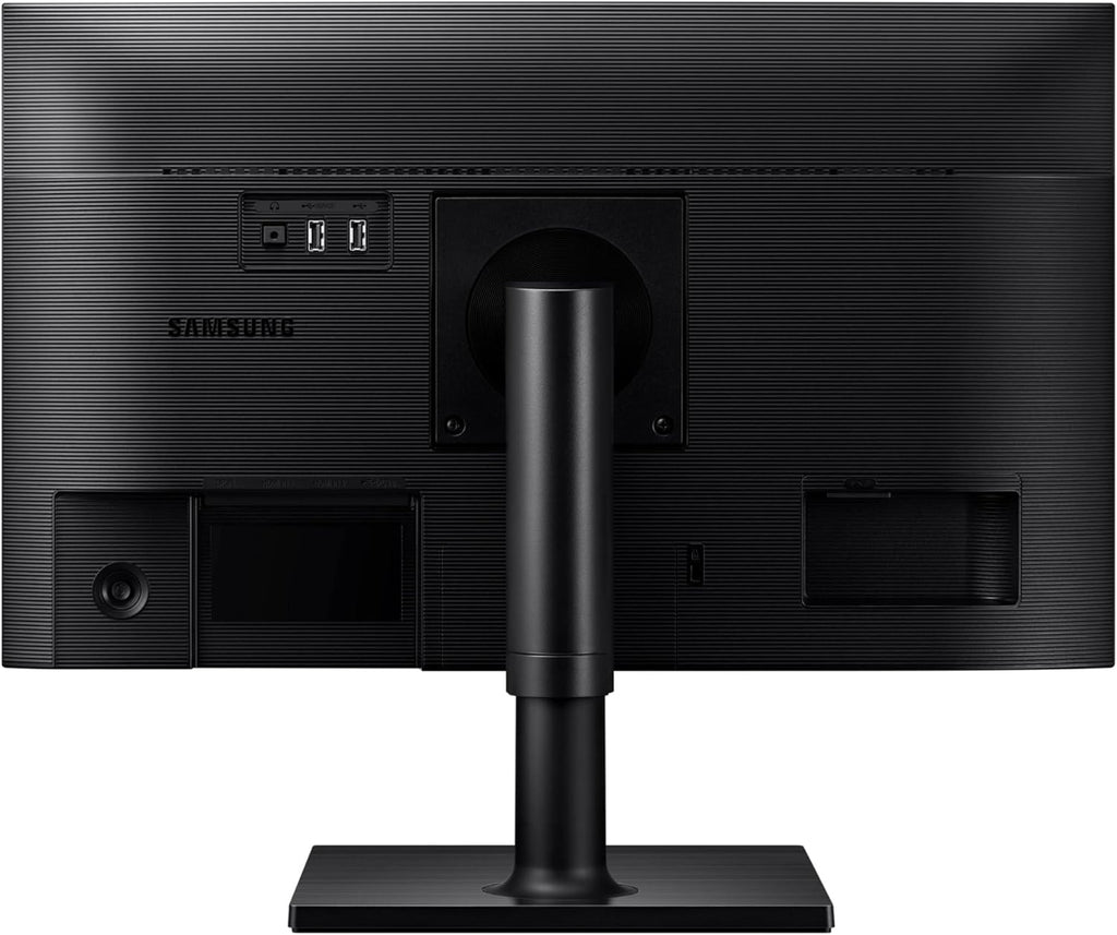 SAMSUNG FT45 Series 24-Inch FHD 1080p Computer Monitor, 75Hz, IPS Panel, HDMI, DisplayPort, USB Hub, Height Adjustable Stand, 3 Yr WRNTY (LF24T454FQNXGO),Black