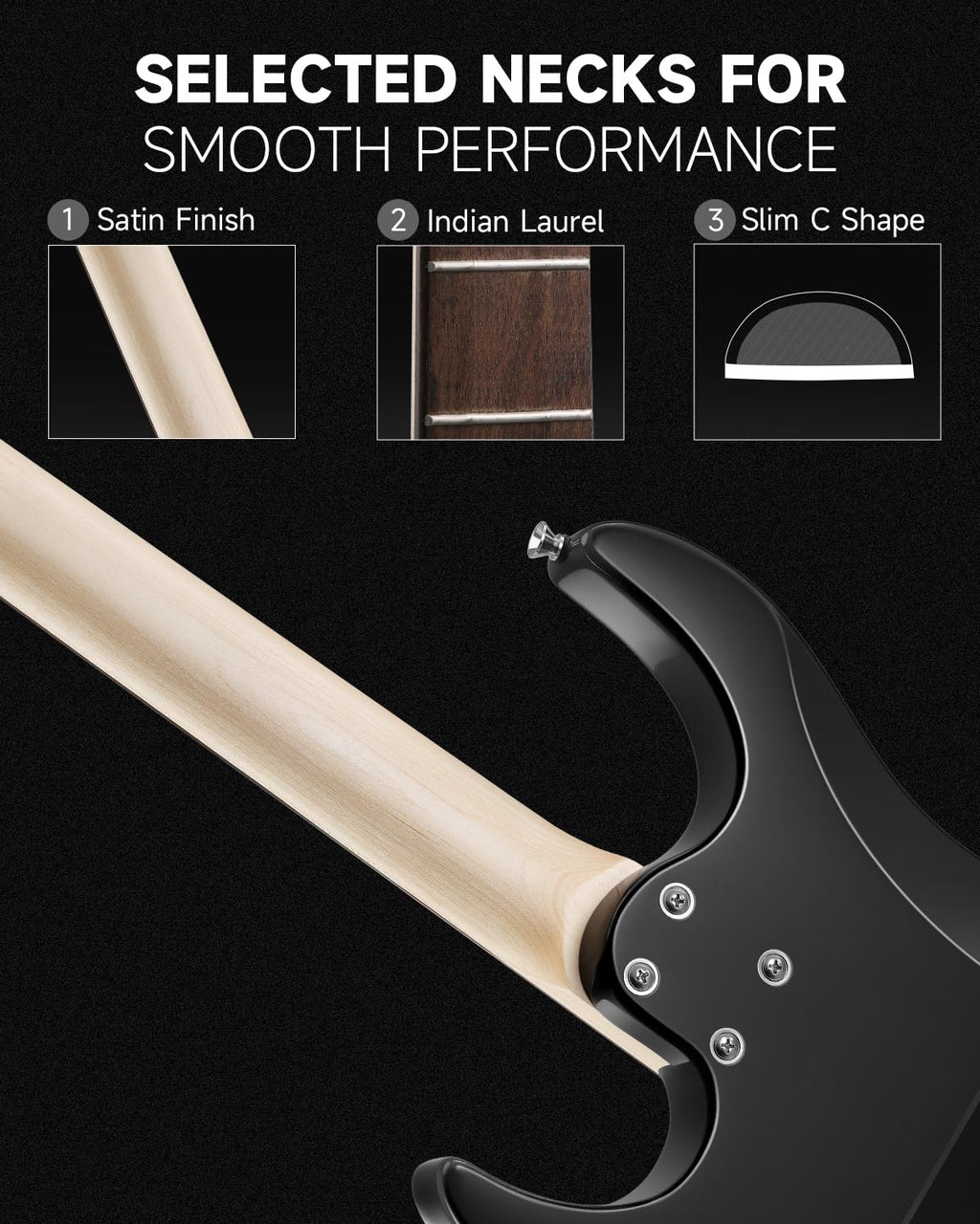 Donner DMT-66 39 polegadas guitarra elétrica de tamanho completo para iniciantes, kit de guitarra elétrica com capa preta roxa