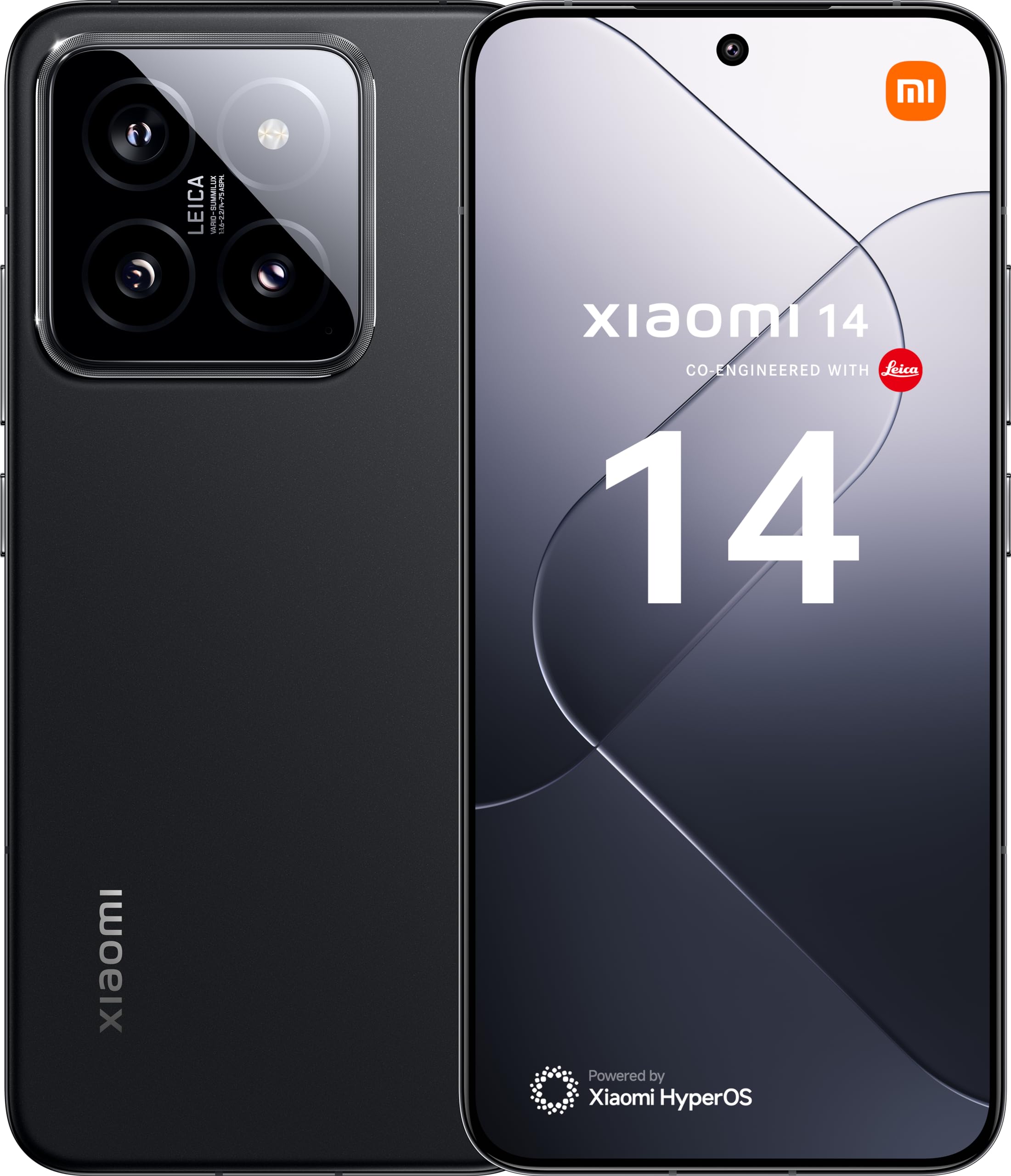 XIAOMI 14 – Smartphone de 12+512 GB, Lentes Leica Summilux, Snapdragon 8 Gen 3, Pantalla AMOLED 6.36'' 120Hz, HyperCharge 90W, Blanco (Versión ES)