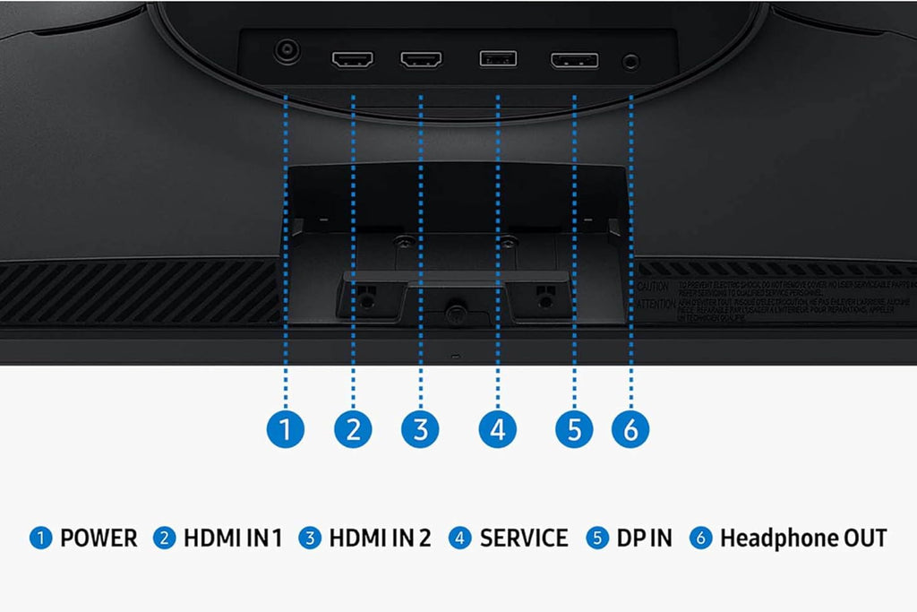 SAMSUNG 27” Odyssey G5 G53F QHD Resolution Gaming Monitor, HDR10, 200Hz Refresh Rate, IPS Panel, AMD FreeSync™ Premium, Black Equalizer, Auto Source Switch, LS27FG532ENXZA
