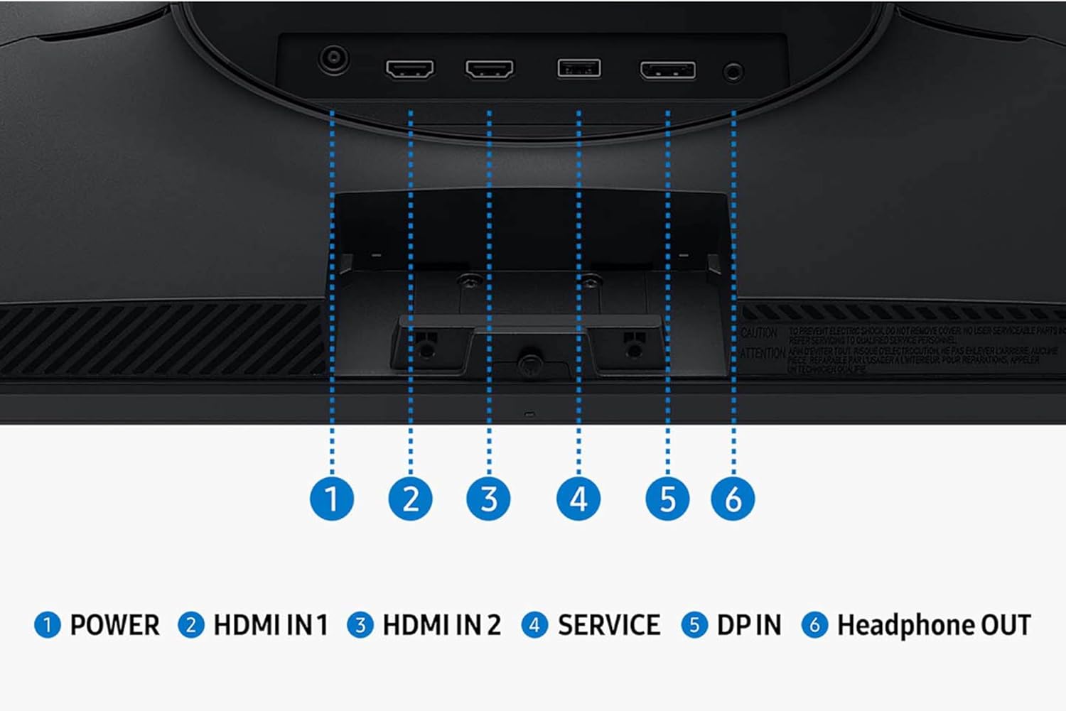 SAMSUNG 27” Odyssey G5 G53F QHD Resolution Gaming Monitor, HDR10, 200Hz Refresh Rate, IPS Panel, AMD FreeSync™ Premium, Black Equalizer, Auto Source Switch, LS27FG532ENXZA