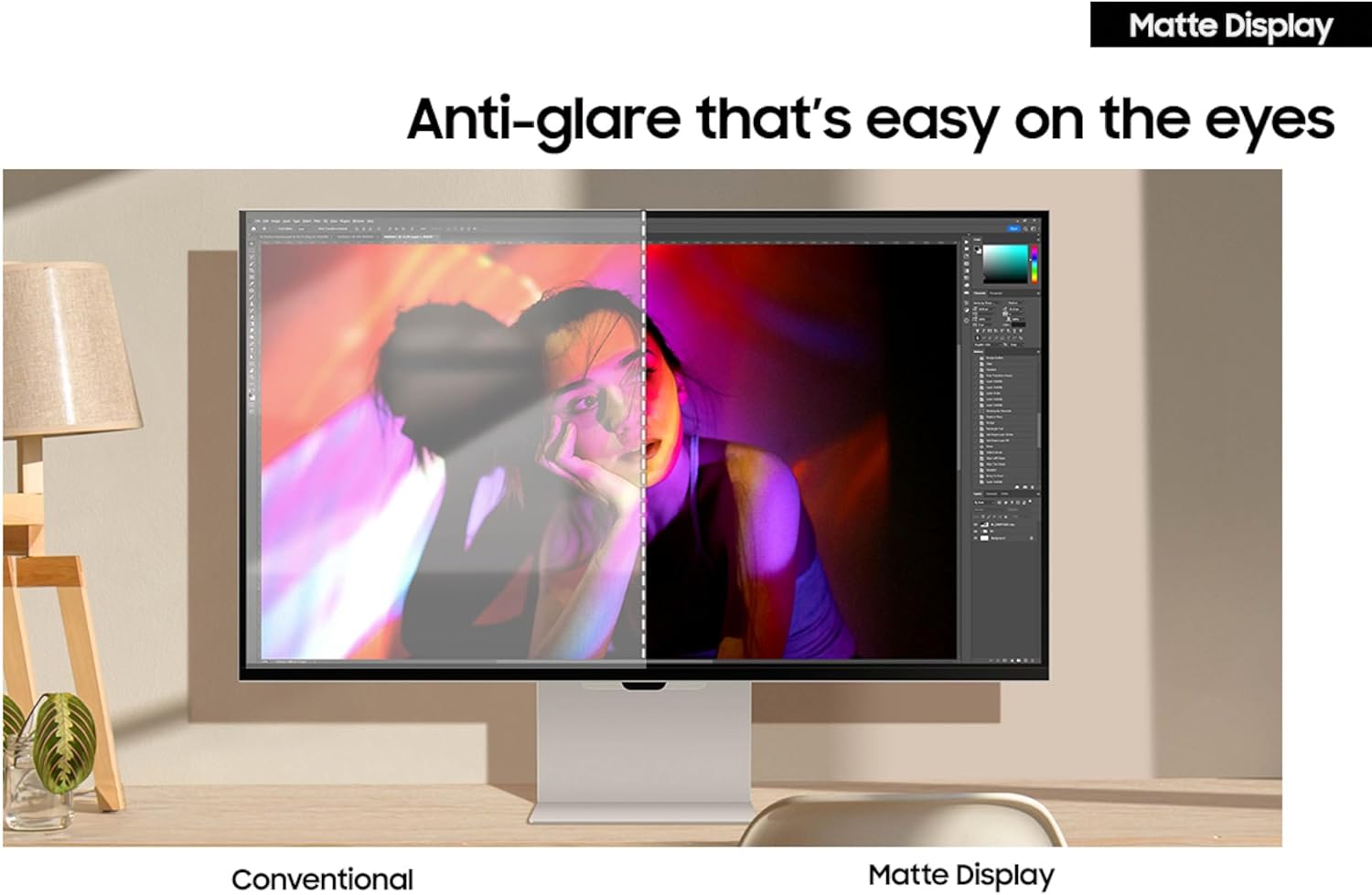 Samsung 27" ViewFinity S9 Series 5K Computer Monitor, Thunderbolt 4, DisplayPort, Matte Display, 4K Slimfit-Camera, Slim Metal Design, AirPlay, Smart-TV Apps, Gaming Hub, LS27C900PANXZA