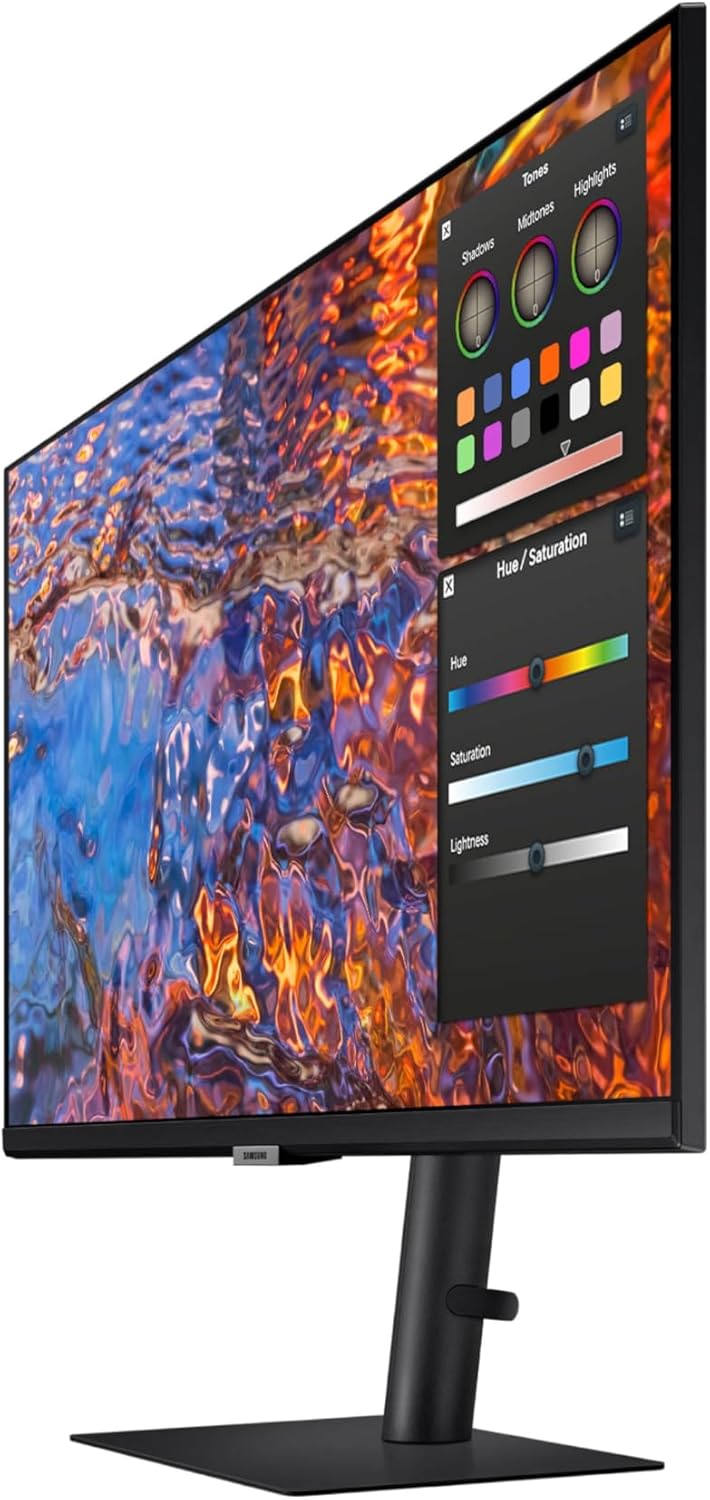 Samsung 27-Inch ViewFinity S80PB Series UHD Computer Monitor, DCI-P3 98%, VESA DisplayHDR 400, IPS Panel, Matte Display, USB-C, PIP/PBP, Intelligent Eye Care, LS27B804PXNXGO