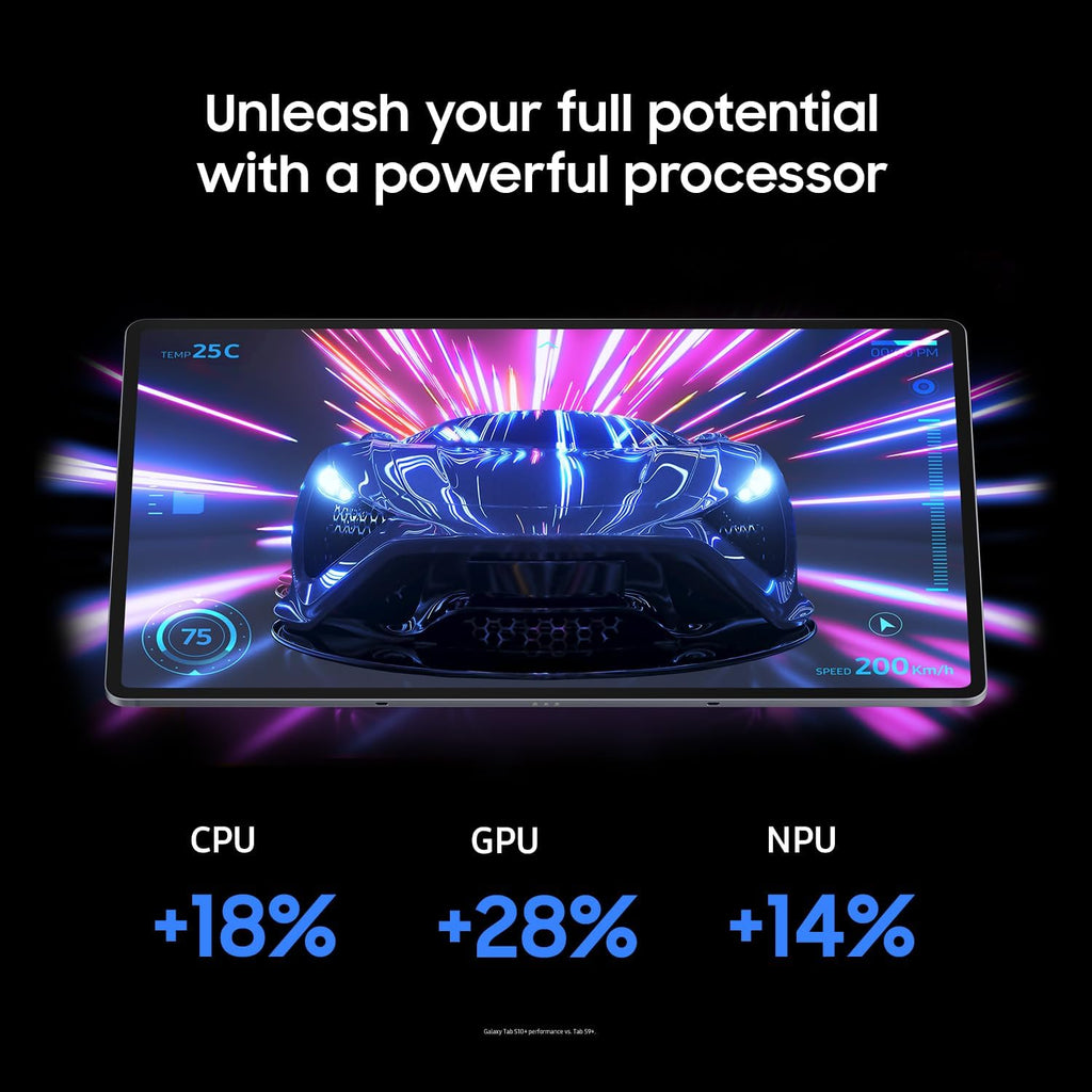 SAMSUNG Galaxy Tab S10+ Plus 12.4” 512GB Android Tablet, Galaxy AI Tools, Circle to Search, AMOLED 2X Display, Long Battery Life, Durable Design, S Pen for Note-Taking, US Version, Platinum Silver