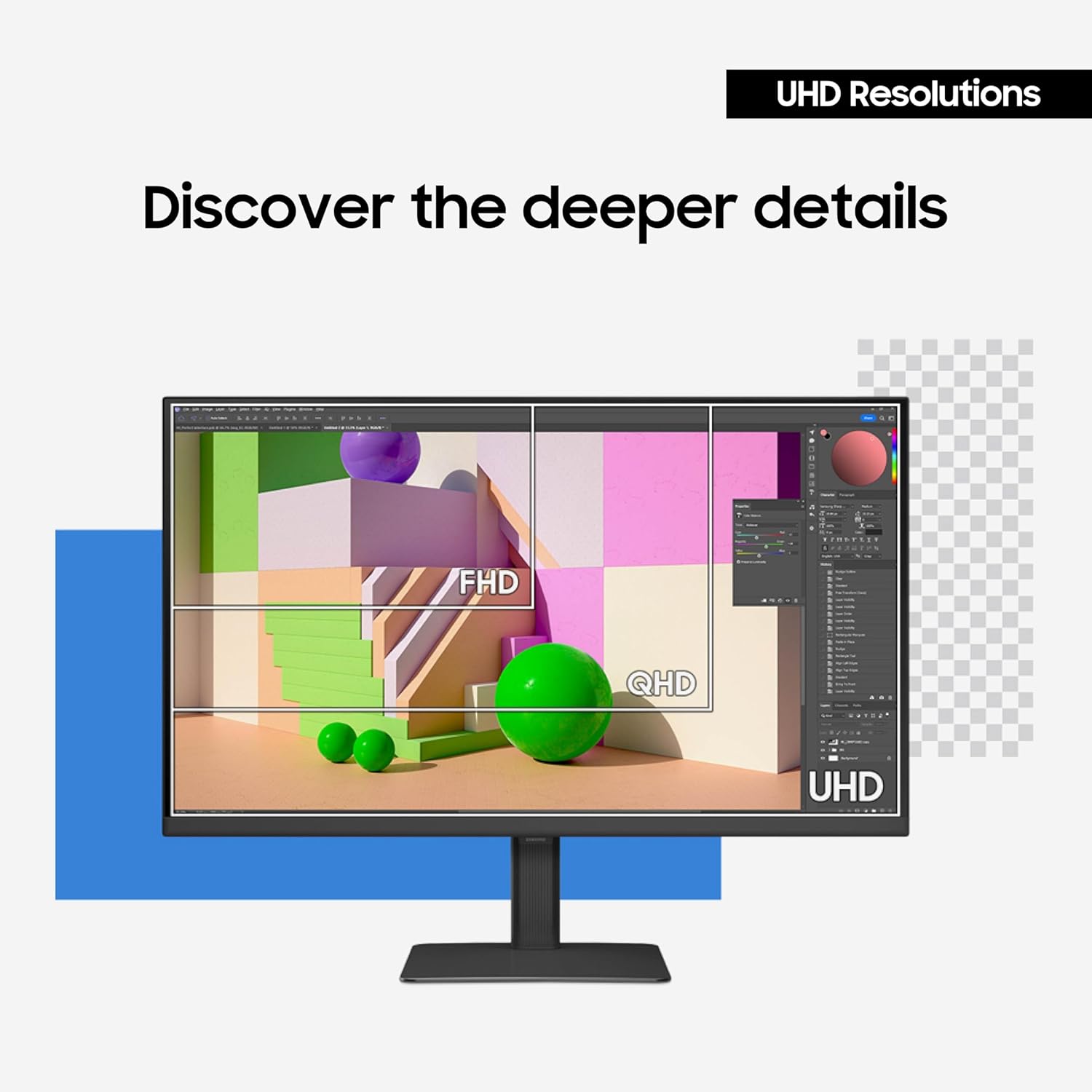 Samsung 32” ViewFinity S8 (S80UD) 4K UHD IPS HDR10 High Resolution Monitor, USB-C, Height Adjustable Ergonomic Stand, Built-in KVM Switch, Intelligent Eye Care, LS32D800UBNXGO, 2025