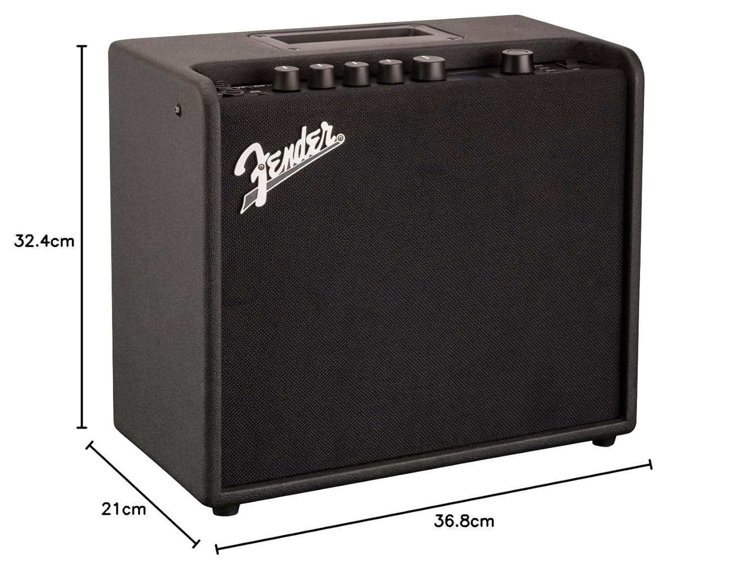 Fender Mustang LT 25, amplificador combinado para guitarra elétrica, preto