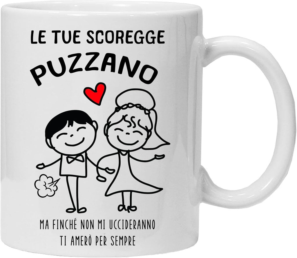 Jungle Mug Canecas marido e mulher, os seus s são péssimos, canecas de namorado, ideia para presente de festa de aniversário, ideias para presentes originais de Natal, canecas (brancas)