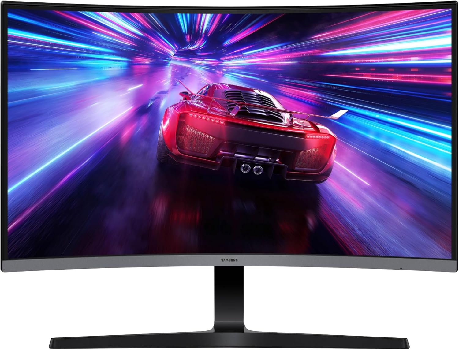 Samsung 27-inch S3 (S39GD) FHD 100Hz Curved Monitor, Game Mode, Eye Saver Mode, Multiple Connectivity with HDMI Port, Built-in Speakers, LS27D396GANXZA, 2025