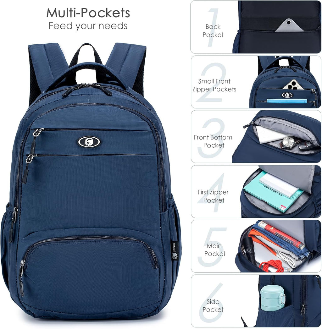 SPAHER Mochila viagem cabine avião 40 x 30 x 15 mala de cabine mochila portátil mochila British Airways 40 x 30 x 15 Eurowings mala pequena mochila de caminhada ao ar livre para homem e mulher 20 L