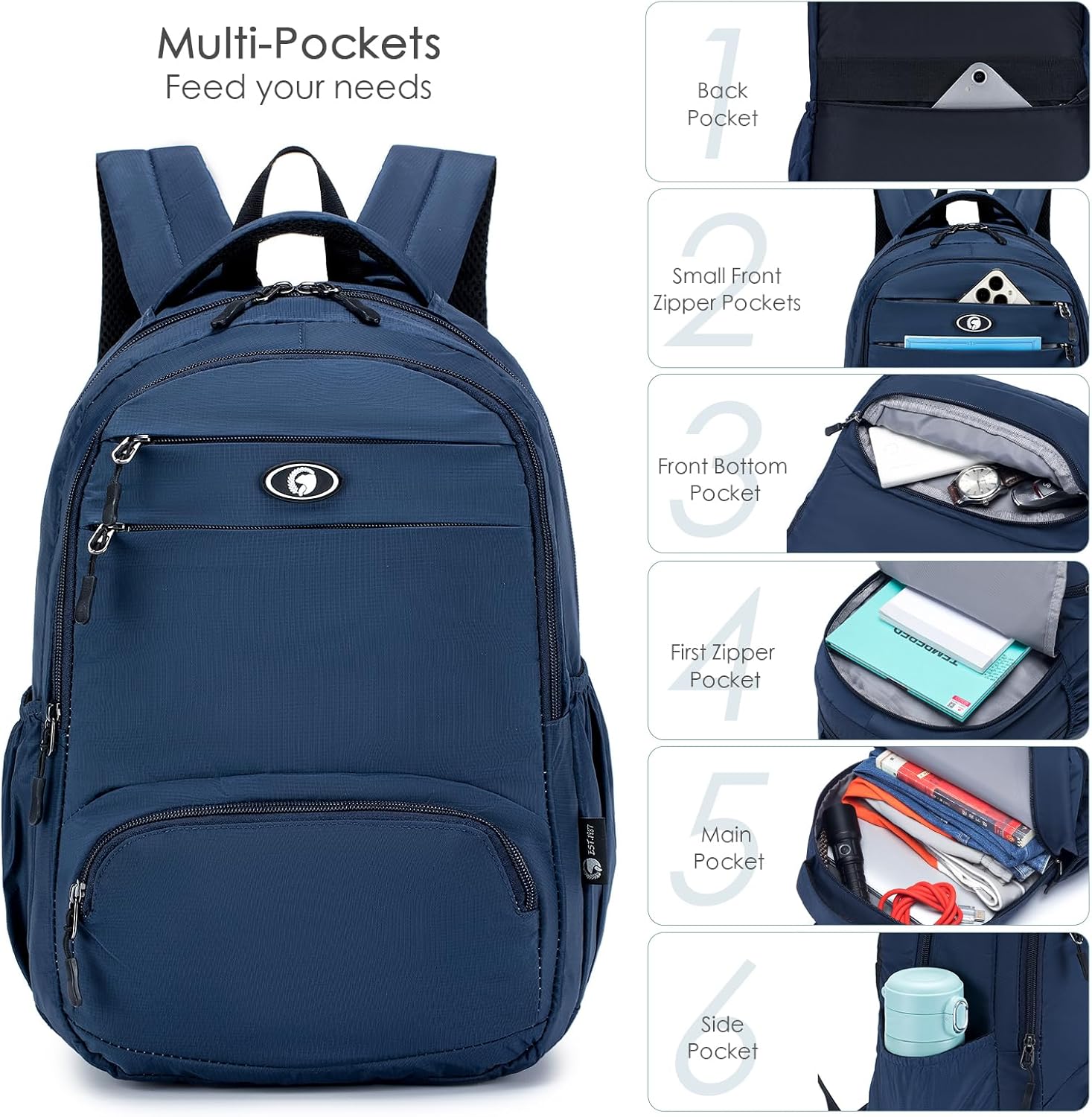 SPAHER Mochila viagem cabine avião 40 x 30 x 15 mala de cabine mochila portátil mochila British Airways 40 x 30 x 15 Eurowings mala pequena mochila de caminhada ao ar livre para homem e mulher 20 L