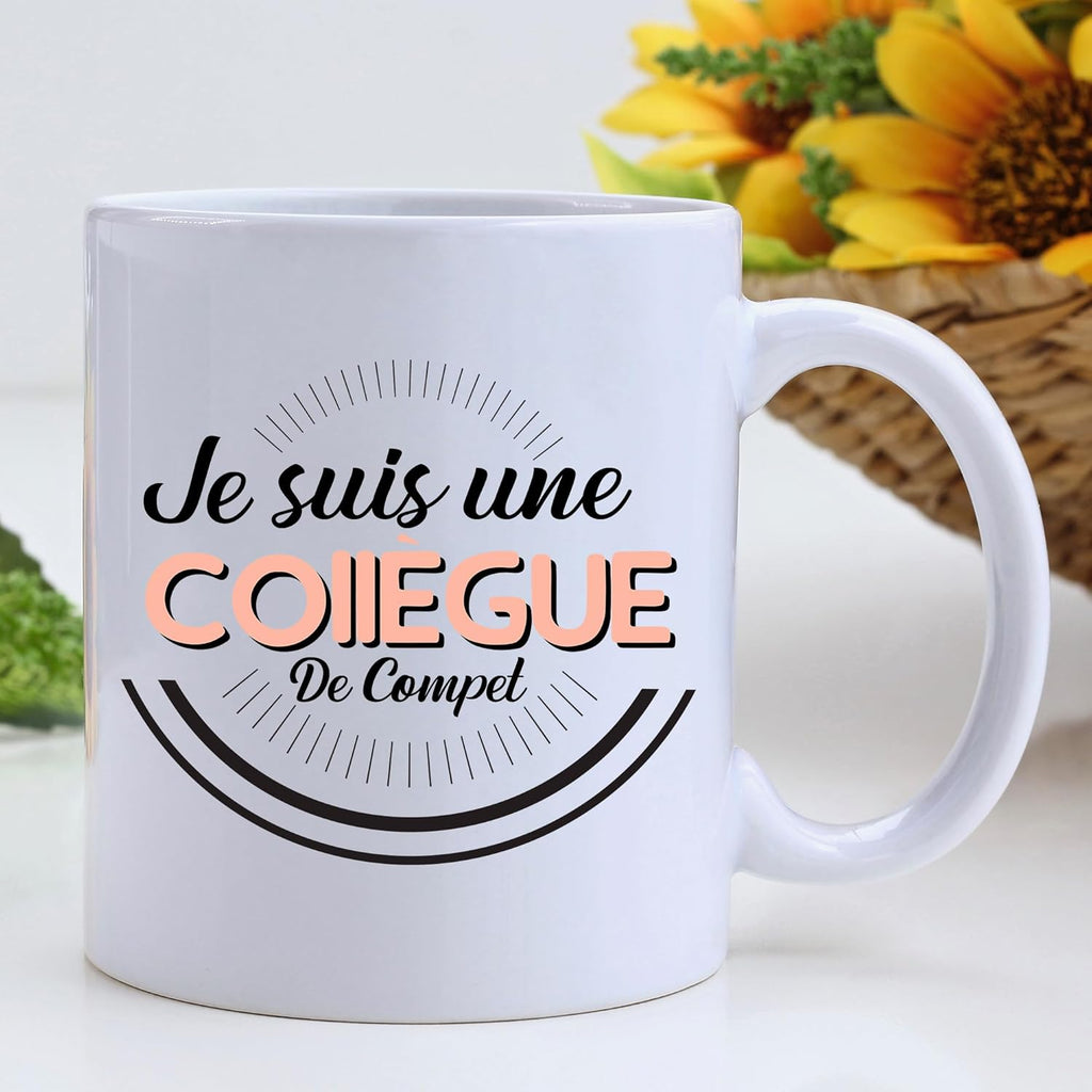 Jungle Mug Presente colega de trabalho | Sou um colega de Compet | caneca presente colega de trabalho | caneca trabalho - começar colega