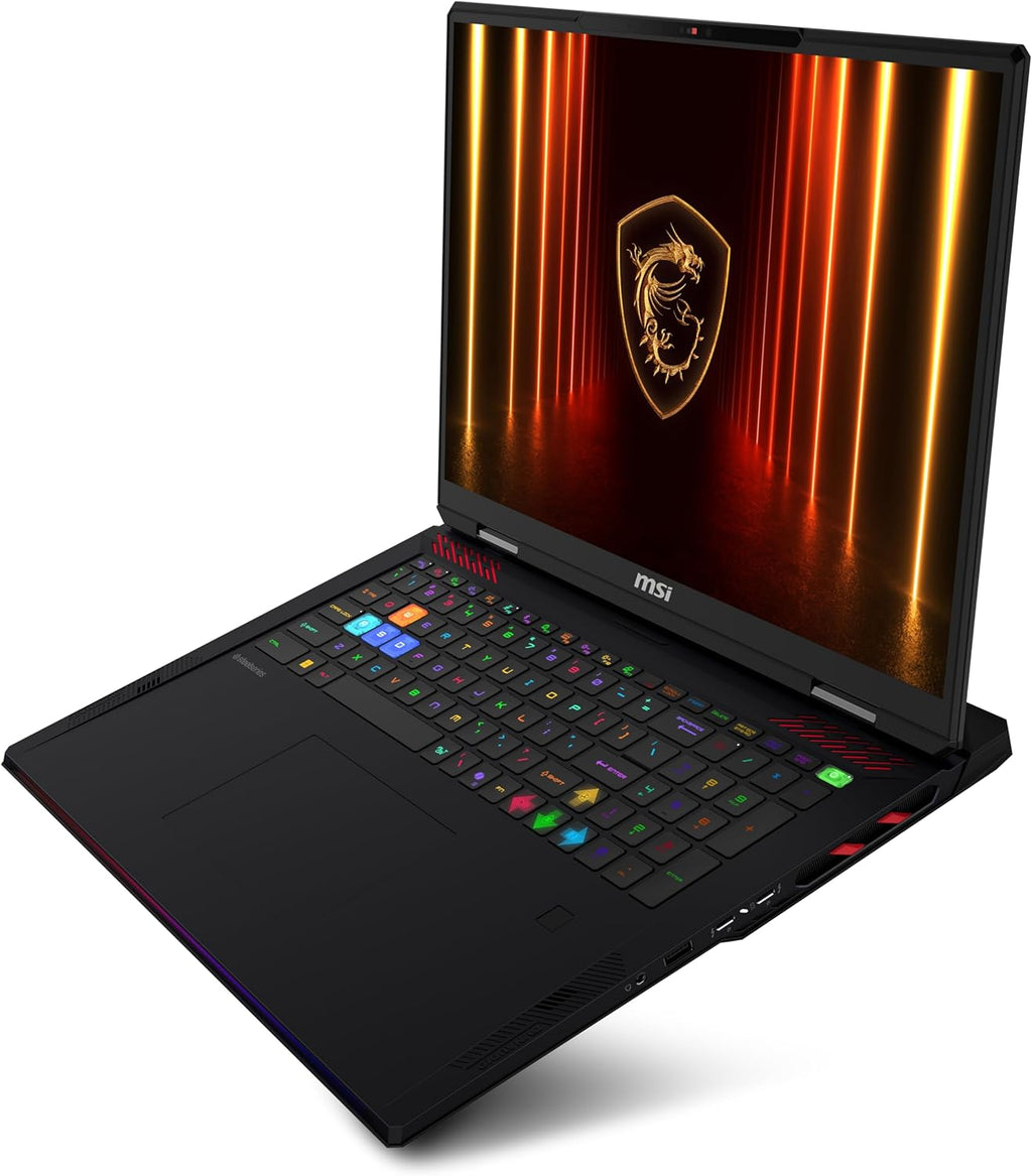 MSI Raider 18 HX AI A2XWIG-252ES, 18" Gaming Laptop (Intel Core Ultra 9 285HX, 32Gb RAM, 1TB SSD, RTX 5080-16GB, Windows 11 Home Advanced) Spanish QWERTY Keyboard
