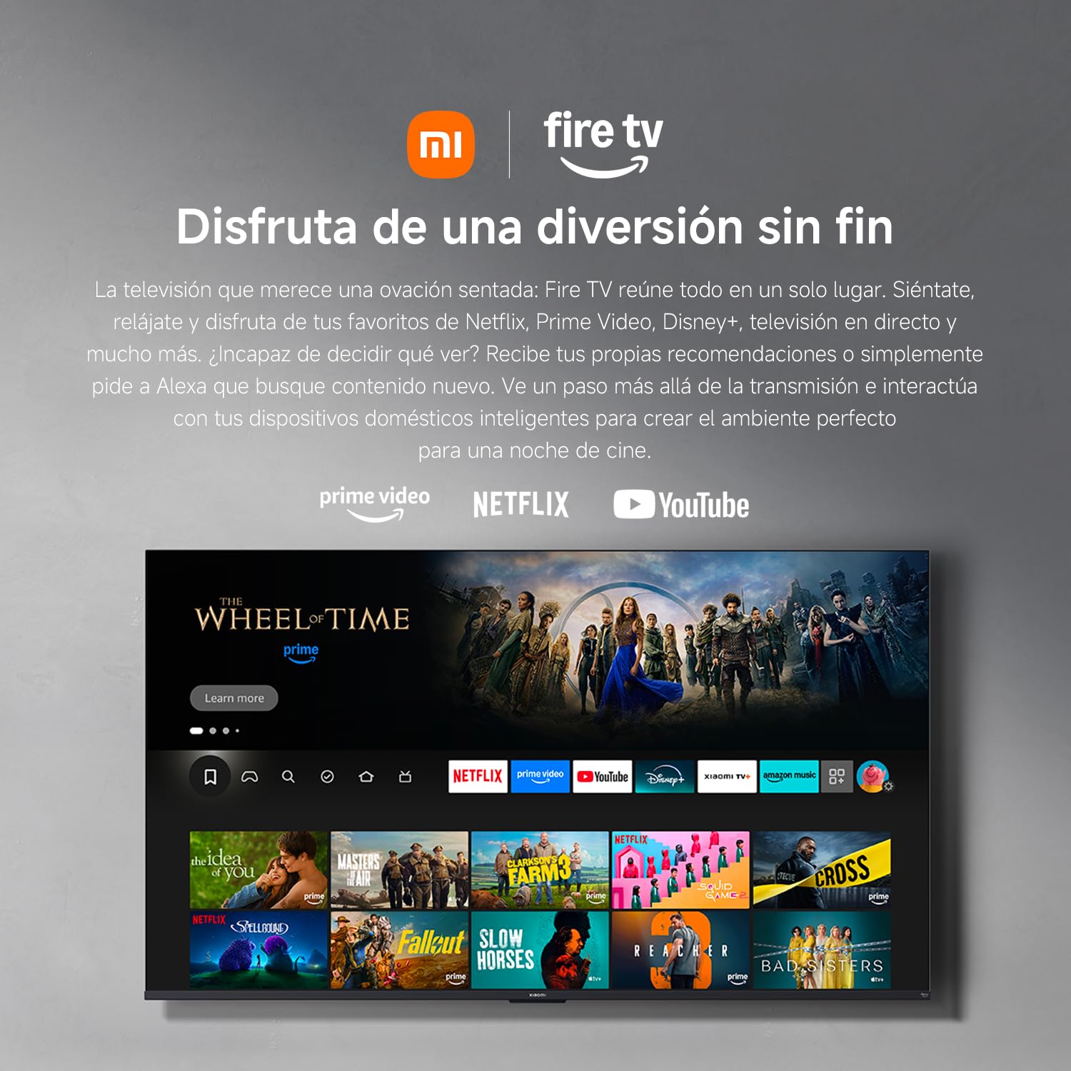 XIAOMI TV F 32, 32 polegadas (81 cm), HD, Smart TV, Fire OS7, controlo de voz Alexa, áudio Dolby, DTS Virtual: X, DTS-HD, compatível com Apple AirPlay, 2025