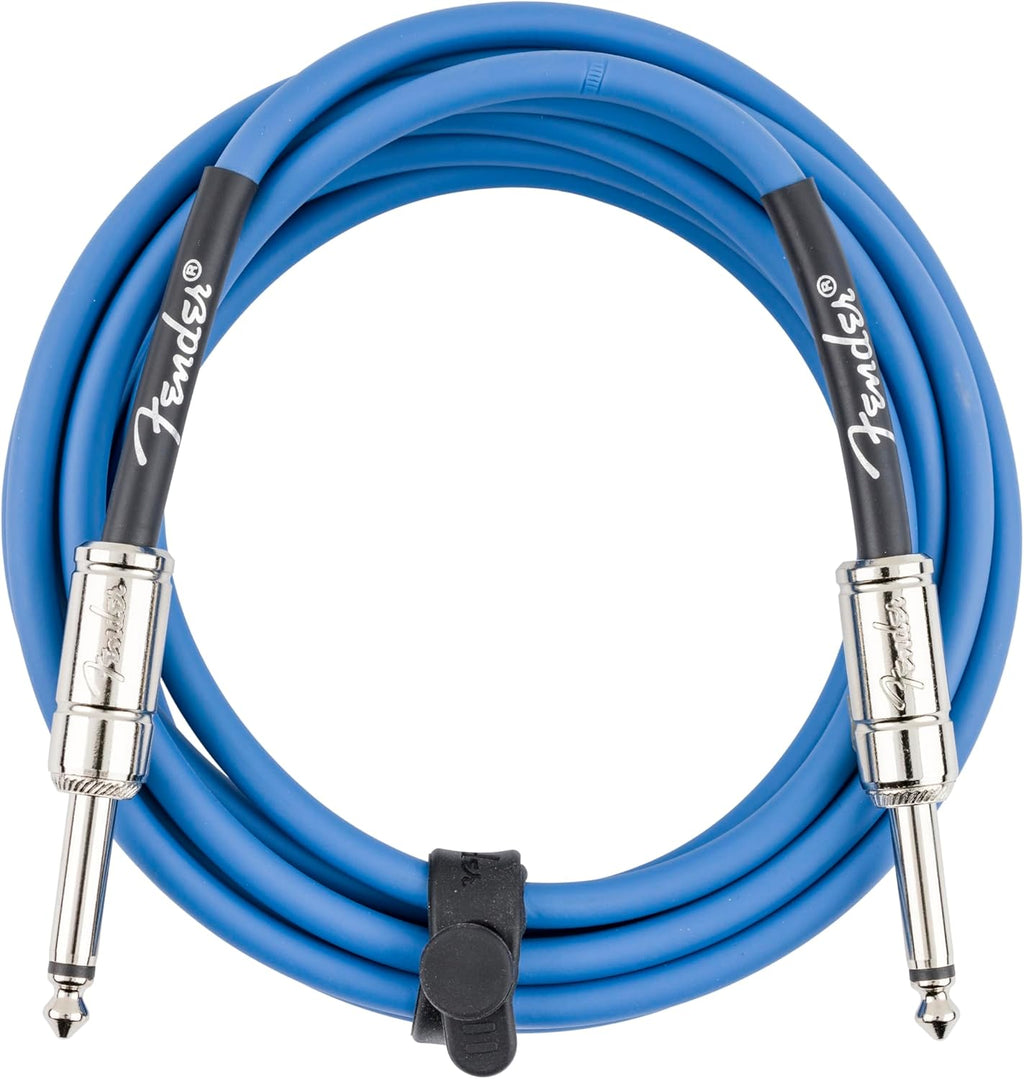 Fender Cables para instrumento serie Contour™(10FT STR/STR) Lake Placid Blue