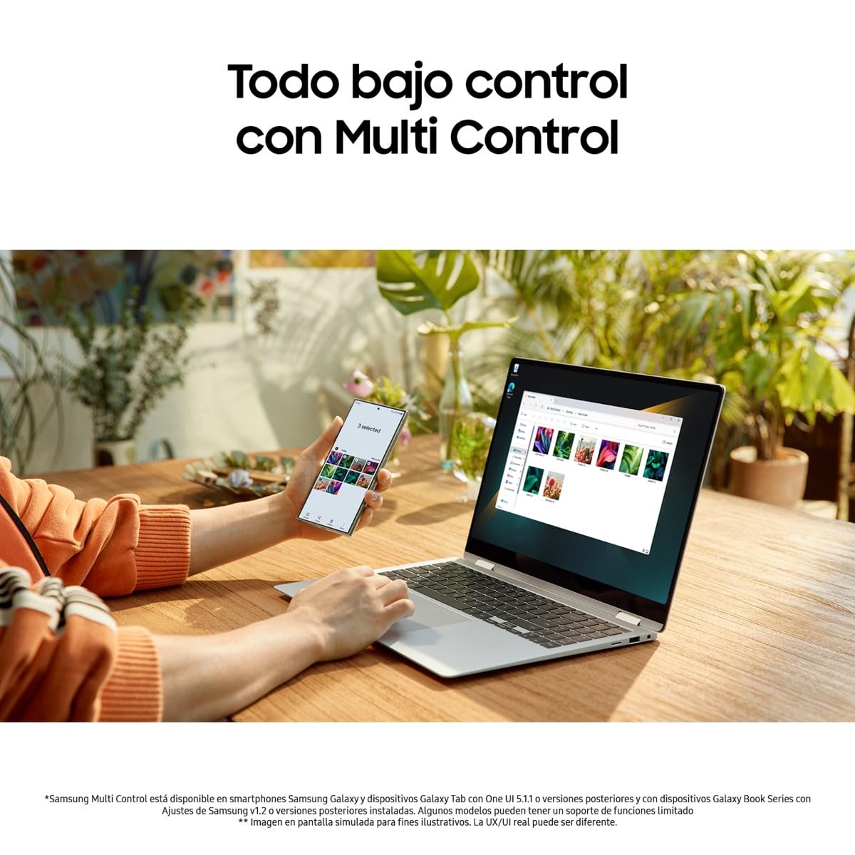 Samsung Galaxy Book4 Pro 360, Convertible Laptop 16" HDR, Touch and S Pen, Intel Core Ultra 7-155H, 16GB RAM, 1TB SSD, Intel ARC Graphics, Windows 11 Home, Grey, Spanish QWERTY Keyboard