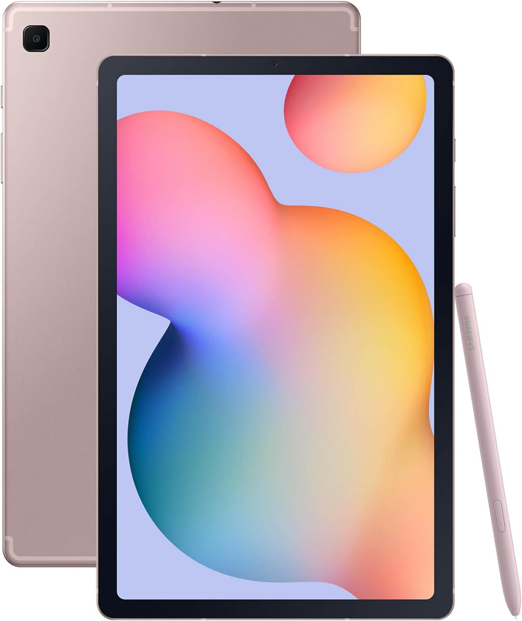 Samsung Galaxy Tab S6 Lite (2024) 10.4" 64GB WiFi Android Student Tablet, S Pen for Note-Taking, Gaming Ready, Long Battery Life, Expandable Storage, US Version, Chiffon Pink, Amazon Exclusive