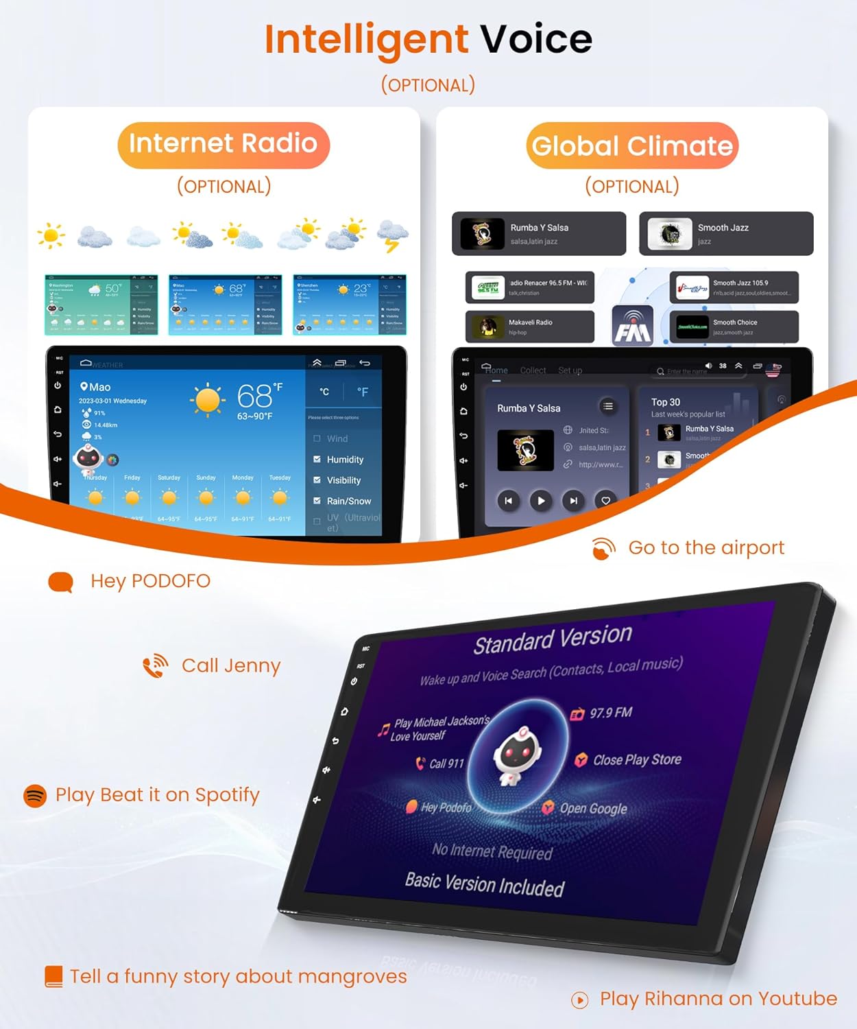 6G+128G 8 Core Wireless Carplay Android Car Radio for Mitsubishi ASX 1/Citroen C4/Peugeot 4008 10 Inch Radio with Android Auto GPS Navi WiFi Mirror Link Bluetooth FM/RDS/DSP EQ Rear Camera