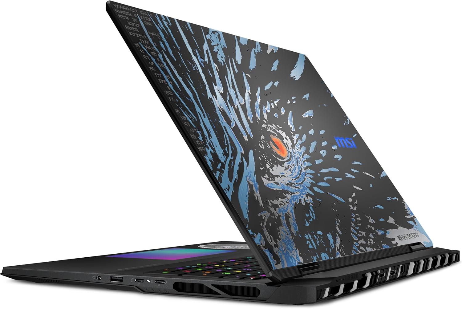 MSI Titan 18 HX Dragon Edition Norse Myth A2XWIG-227ES, 18" UHD+ 120Hz Gaming Laptop (Intel Core Ultra 9 285HX, 64Gb RAM, 2TB SSD, RTX 5080-16GB, Windows 11 Home Advanced) Spanish QWERTY Keyboard