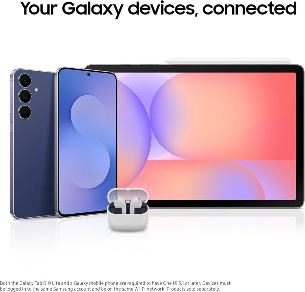 Samsung Galaxy Tab S10 Lite, 8GB RAM, 256GB, 2TB Expand, Long Battery Life, 10.9” LCD, S Pen for Note-Taking, Exynos 1380, Circle to Search, AI Tools, Coral Red