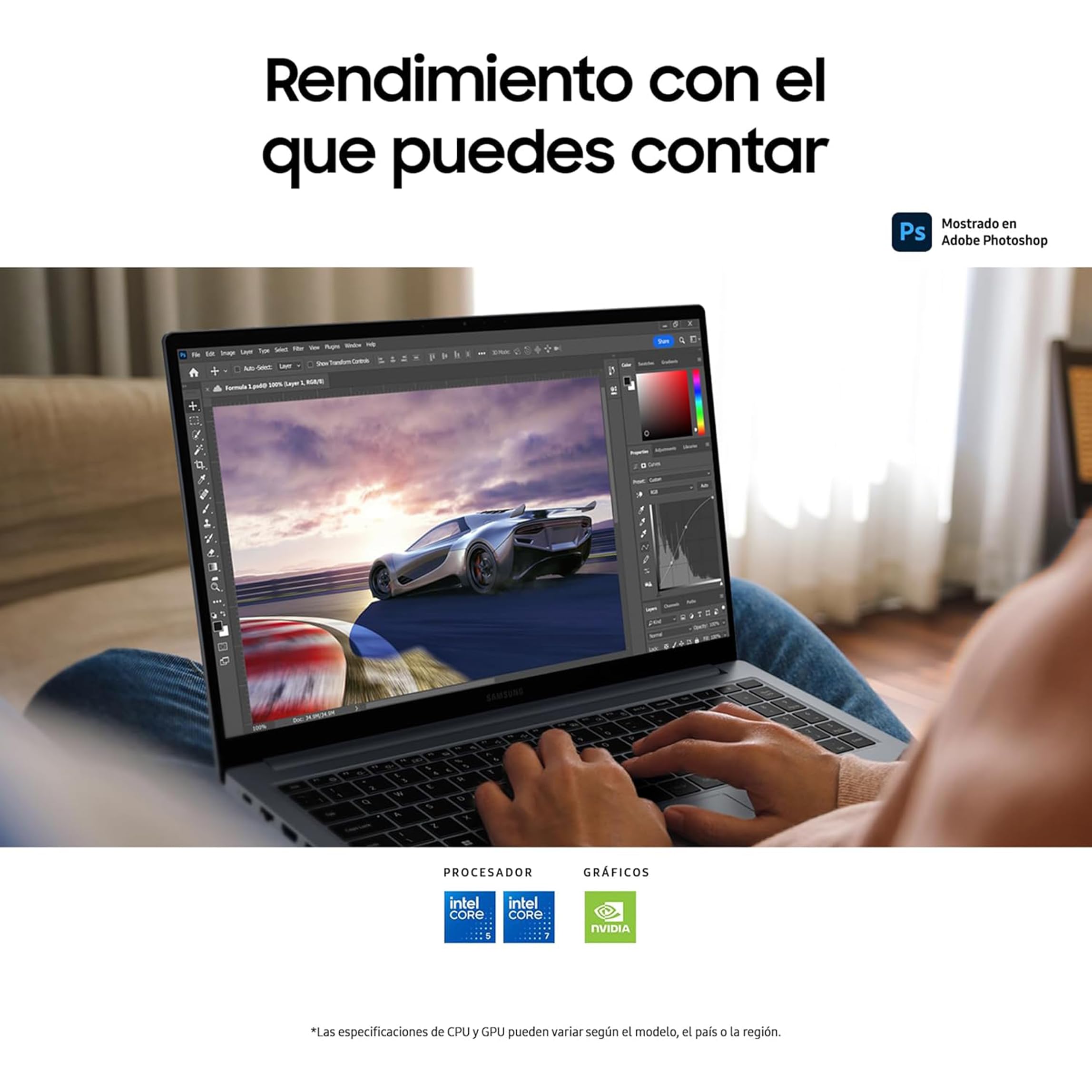 Samsung Galaxy Book4 Edge, computador portátil IA Copilot+, PC HDR de 16", Snapdragon X Elite X1E-84-100, 16GM RAM, 1TB SSD, Qualcomm Adreno GPU, Windows 11 Home, azul, teclado QWERTY espanhol