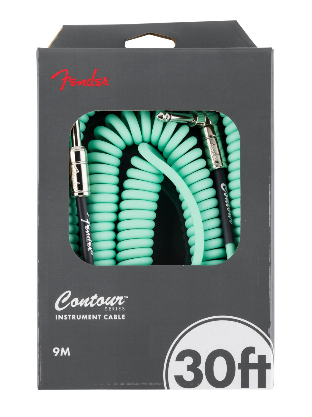 Fender Cables para instrumento serie Contour™(10FT STR/STR) Lake Placid Blue