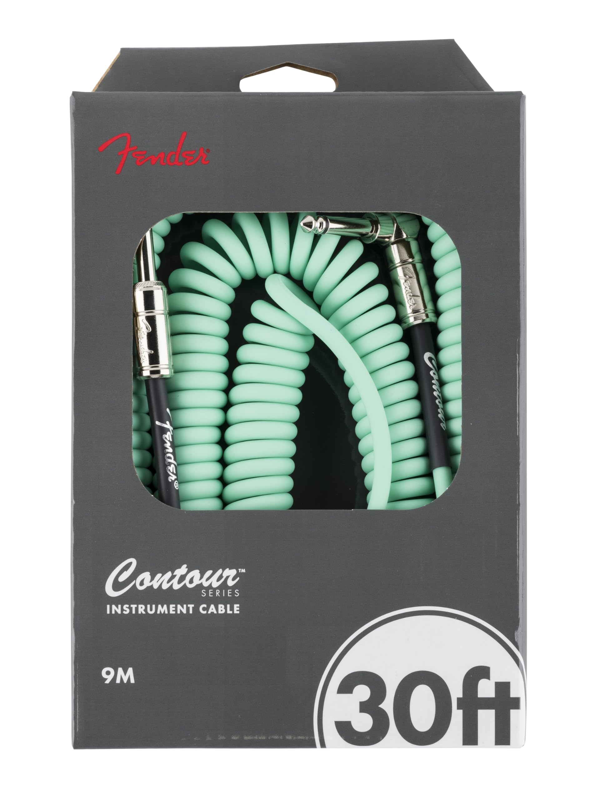 Fender Cables para instrumento serie Contour™(10FT STR/STR) Lake Placid Blue