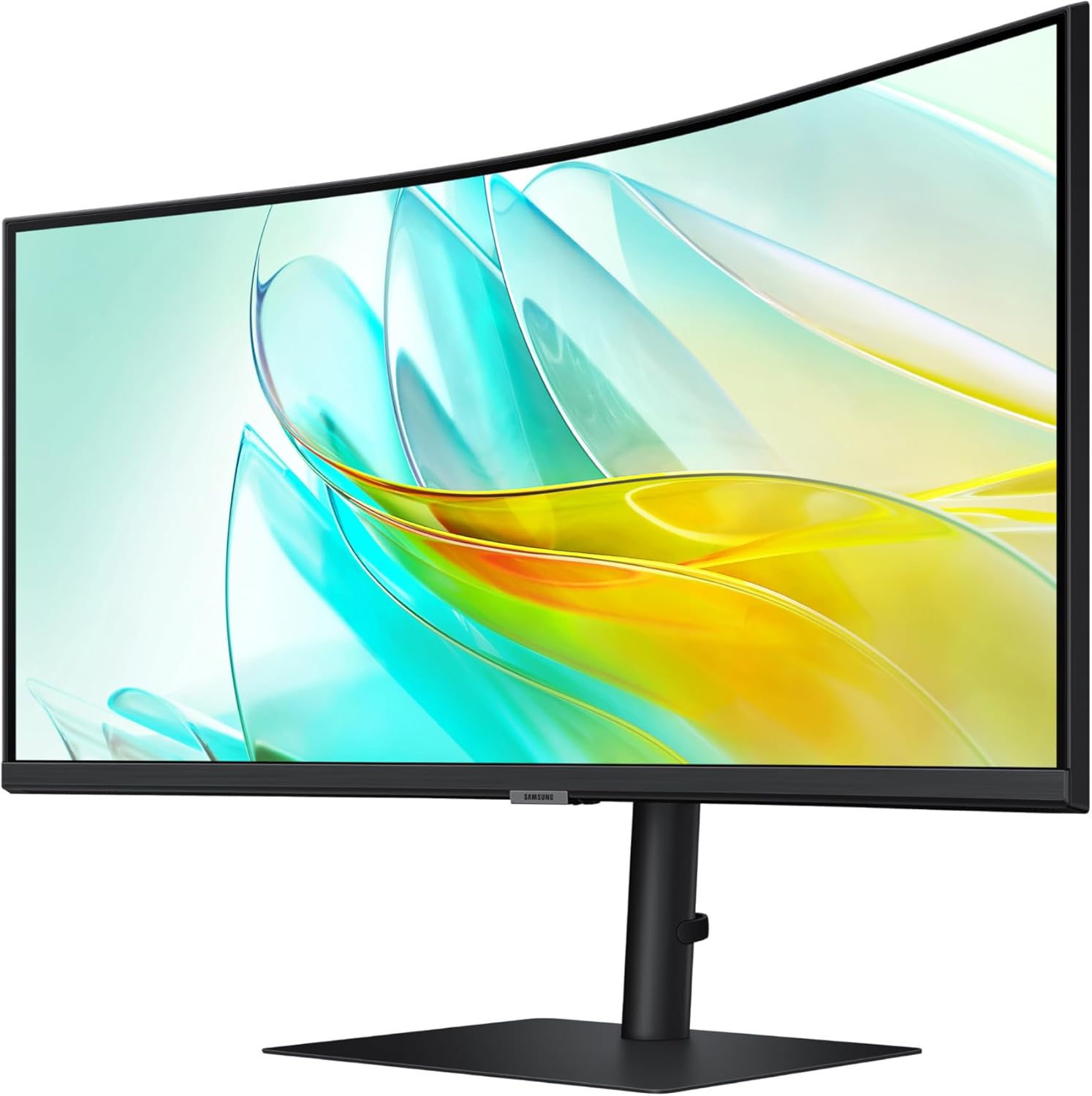 Samsung 34” ViewFinity S65UC, Ultra-WQHD, 100Hz, AMD FreeSync™ HDR10, KVM Switch Built in Speakers with USB-C Curved Monitor, LS34C654UANXGO, 2025