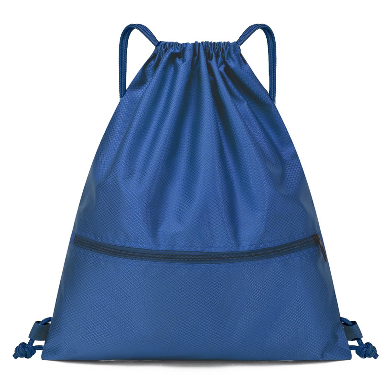 Jsdoin Waterproof Drawstring Bag for Gym, Sports Drawstring Backpack, Sports Bag, Zipper, School, Beach, Holiday, Swimming, Travel