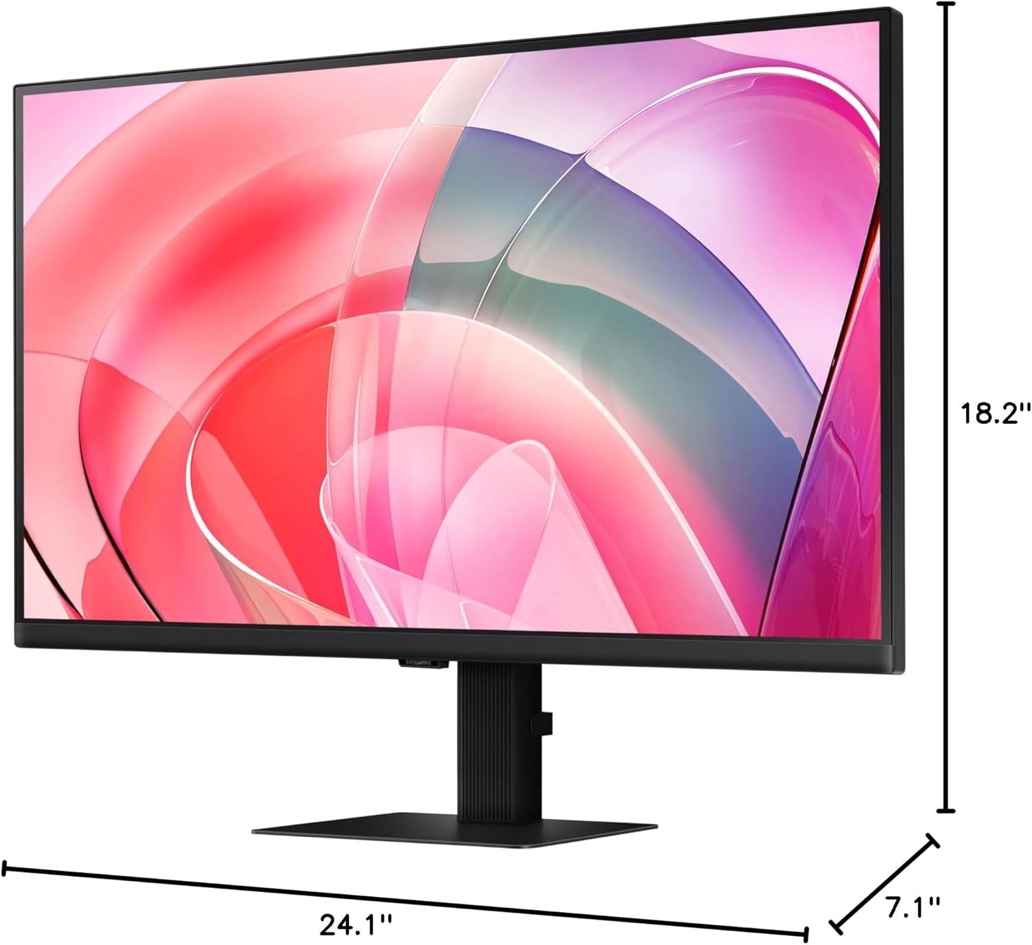 SAMSUNG 27-Inch ViewFinity S7 (S70D) Series 4K UHD High Resolution Monitor with HDR10, Multiple Ports, Easy Setup Stand, Advanced Eye Care, LS27D702EANXGO, 2024