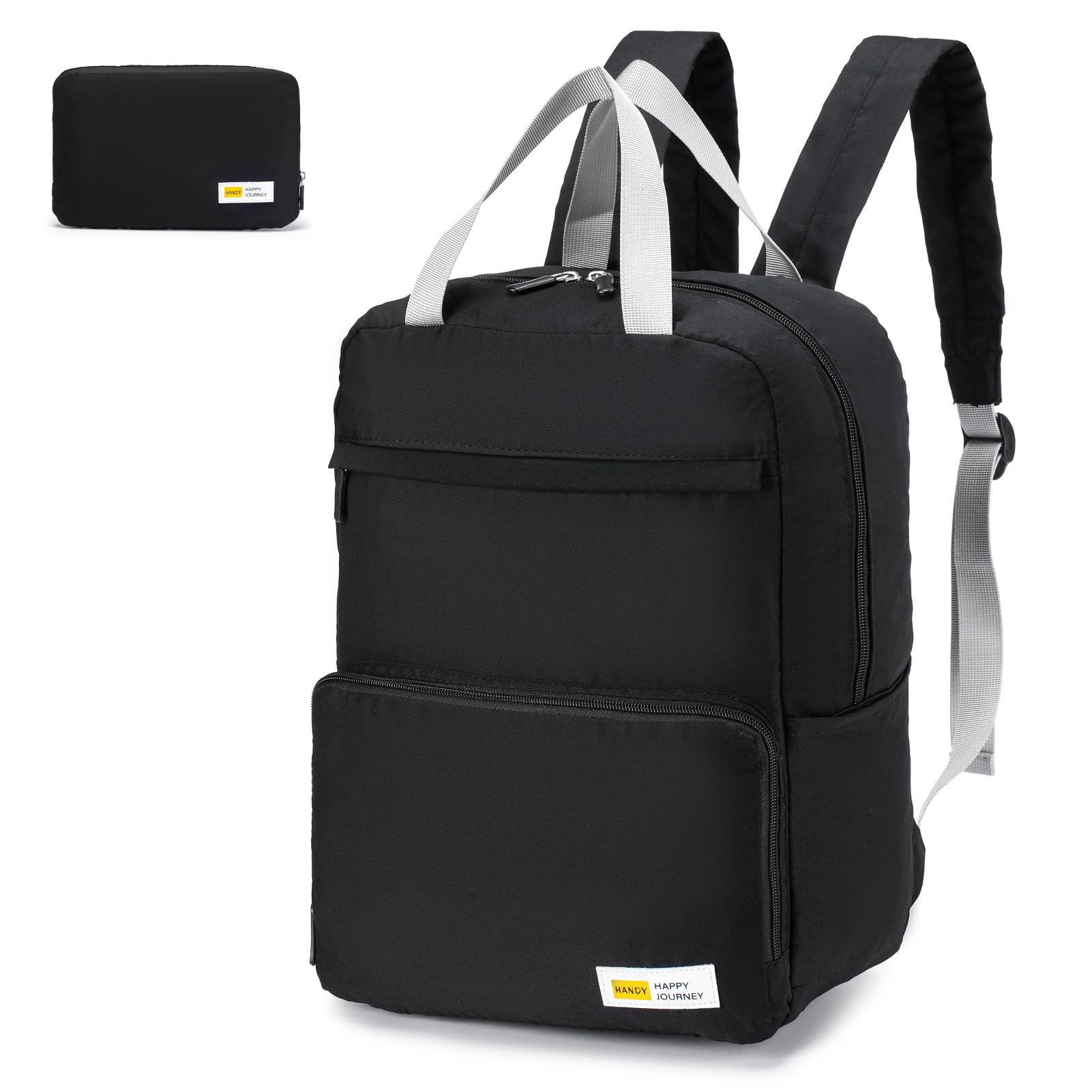 SPAHER Mochila dobrável viagem cabine avion 40 x 30 x 15 British Airways Air Europa Iberia bagagem de mão 20 l mochila escolar pequena casual homem mulher para portátil 14 polegadas Travel Backpack