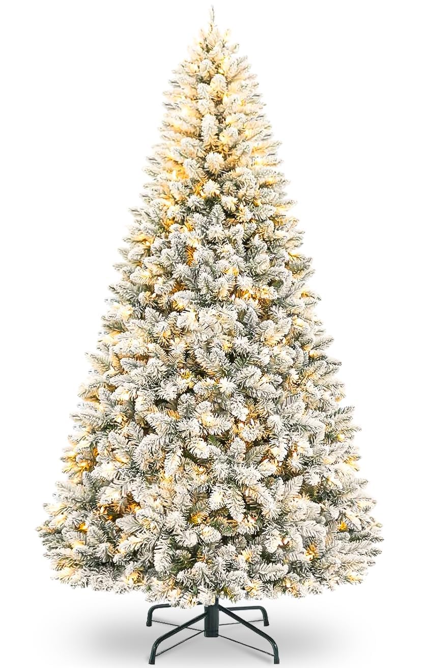 Árbol de Navidad de 180 cm - Abeto artificial robusto - Hojas, ligero y fácil de montar - Árbol de Navidad exuberante con base de metal y 800 piñones decorativos 